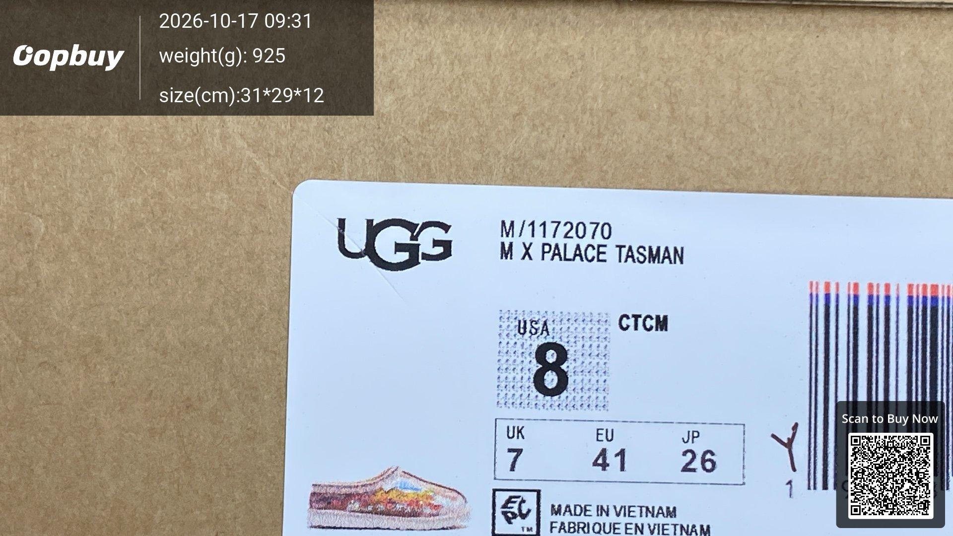 Foto QC 1 de UGG Tazz Suede Palace Chestnut 1122553