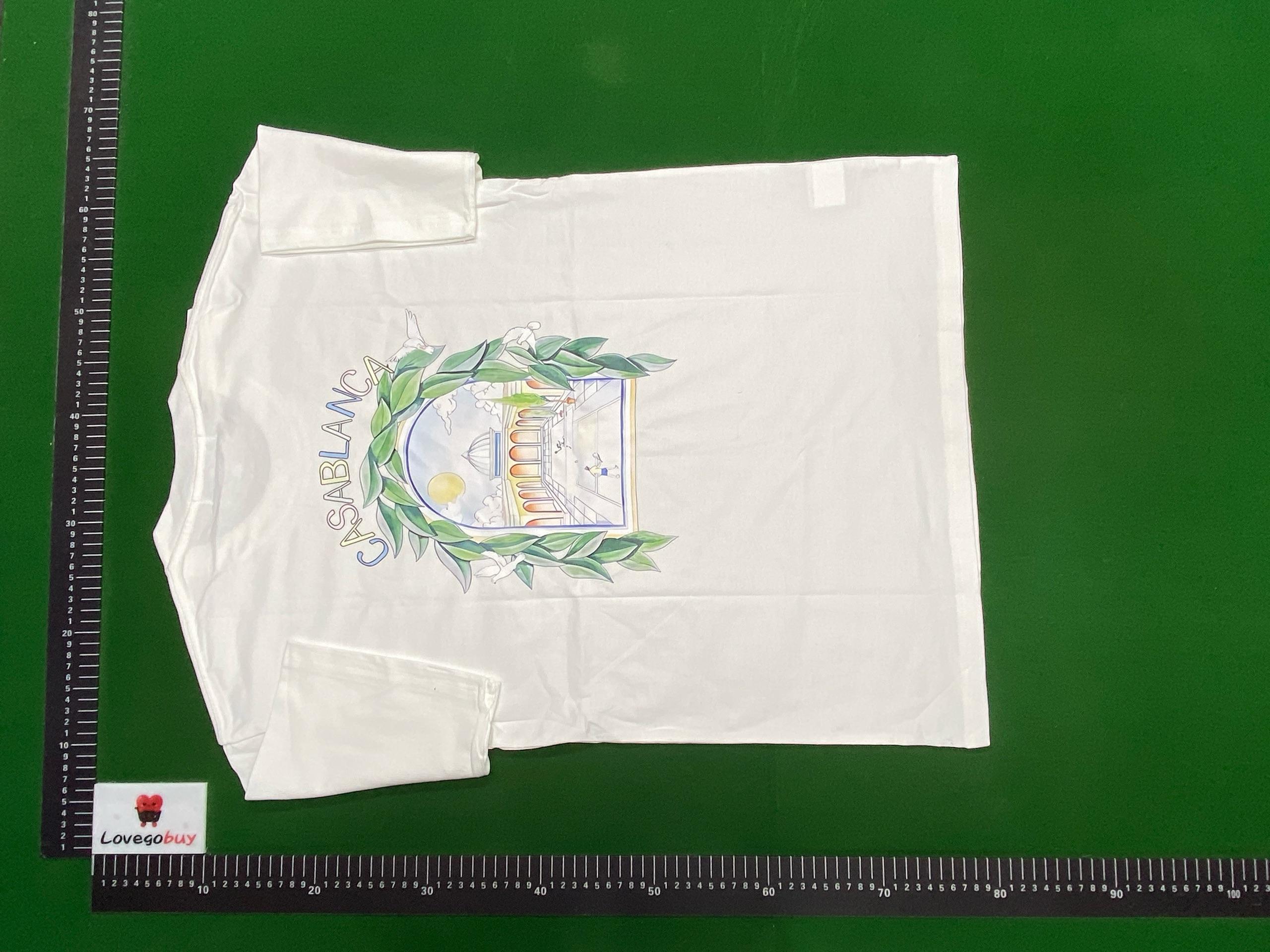 Foto QC 2 de Casablanca Tennis Club T-shirt Casa Triangle Print Black