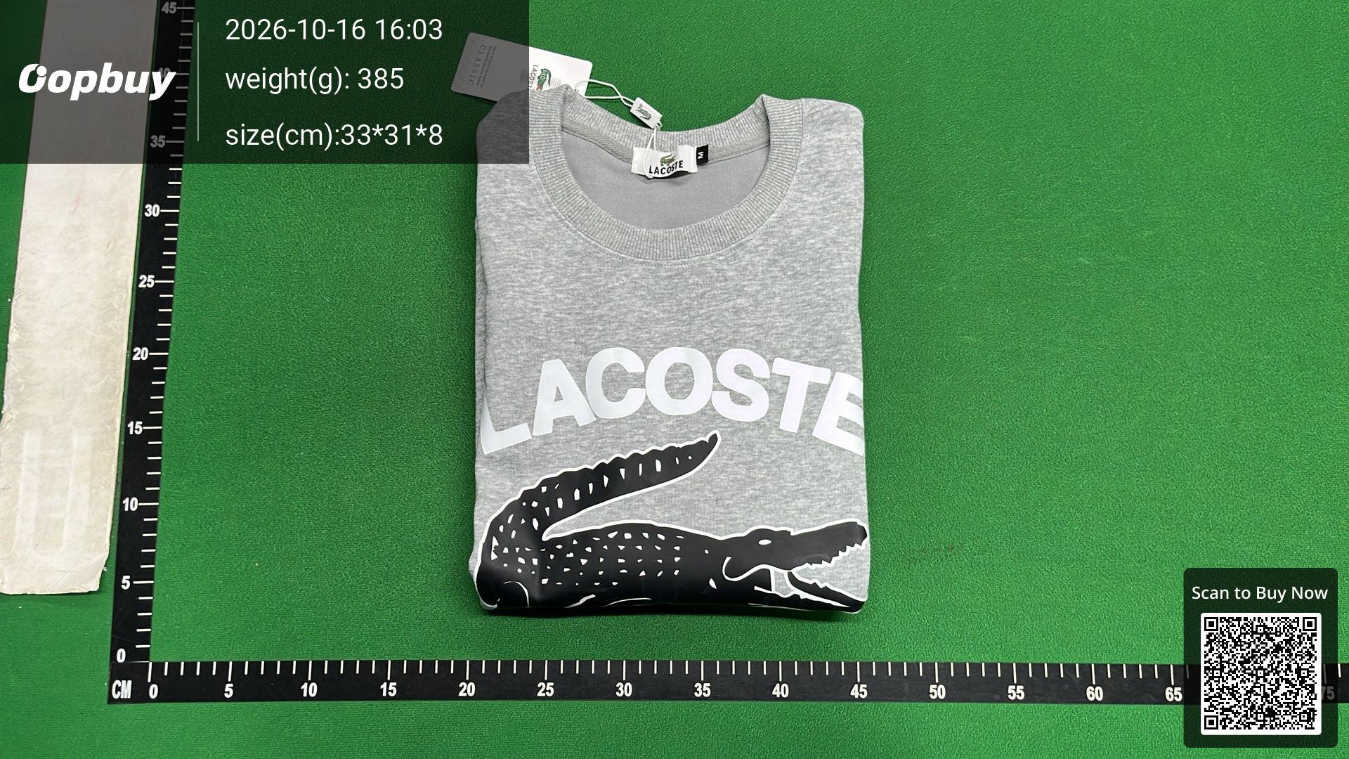 Foto QC 8 de Lacoste Crewneck Sweater Logo Black
