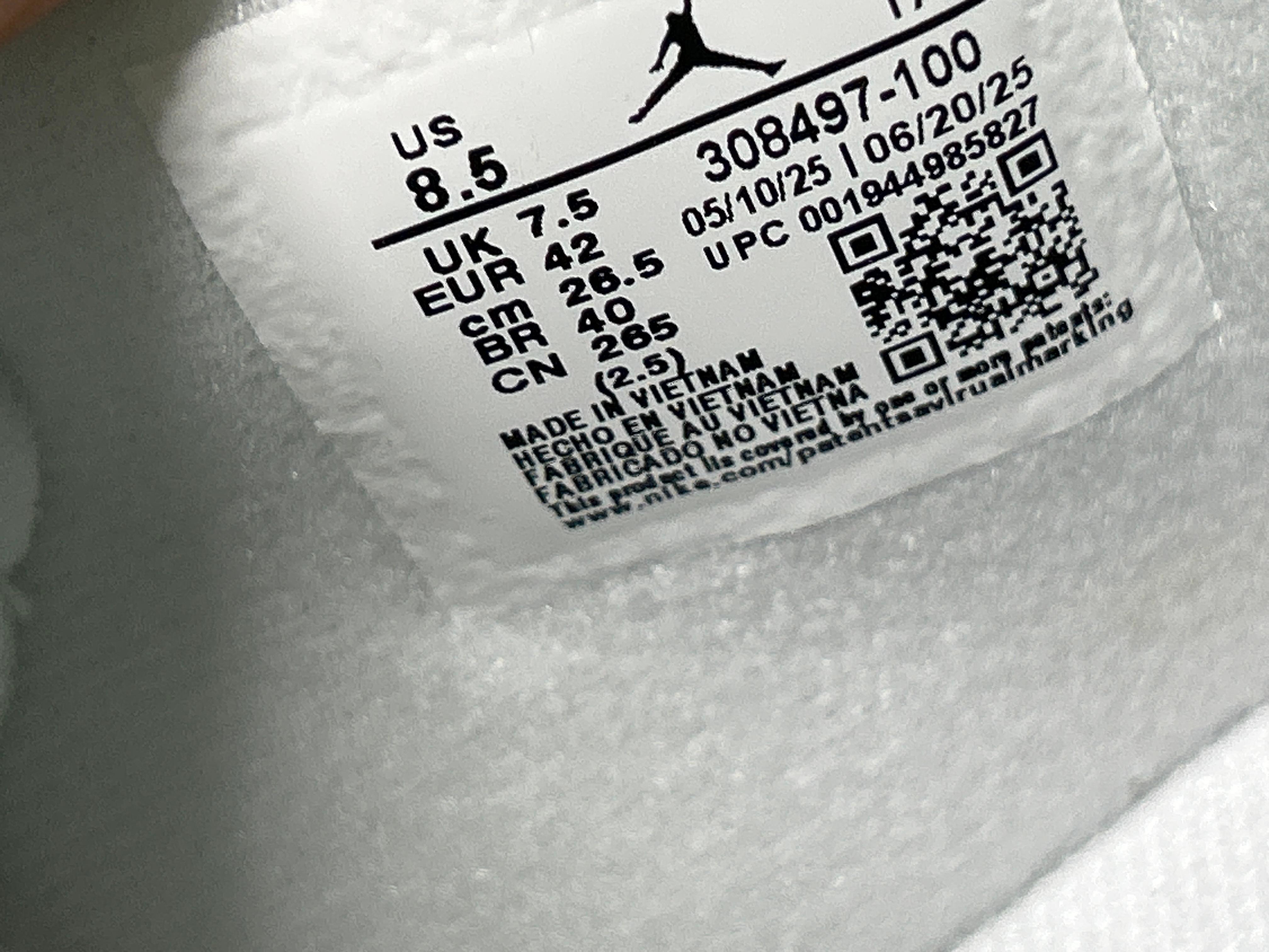 Foto QC 8 de Jordan 4 Retro Off-White Sail CV9388-100