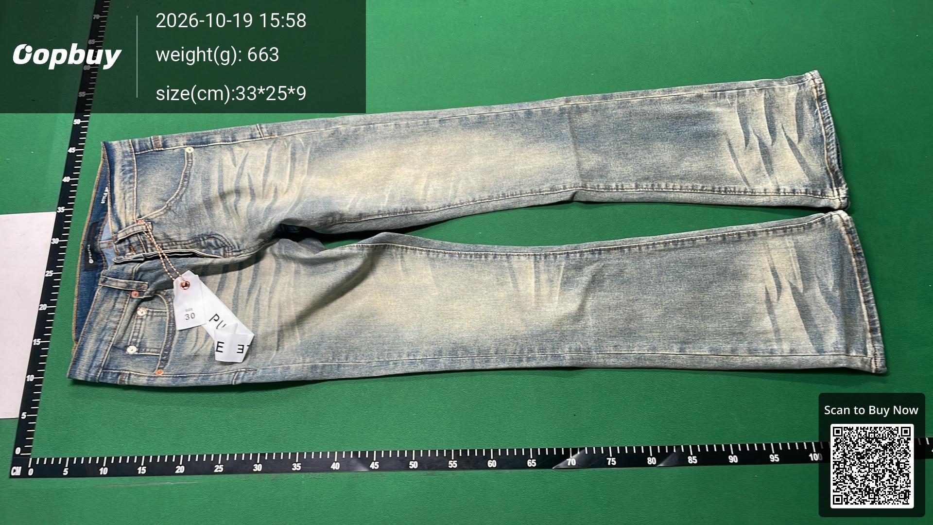 Foto QC 6 de Purple Brand P011 Jeans Straight Leg Faded Black