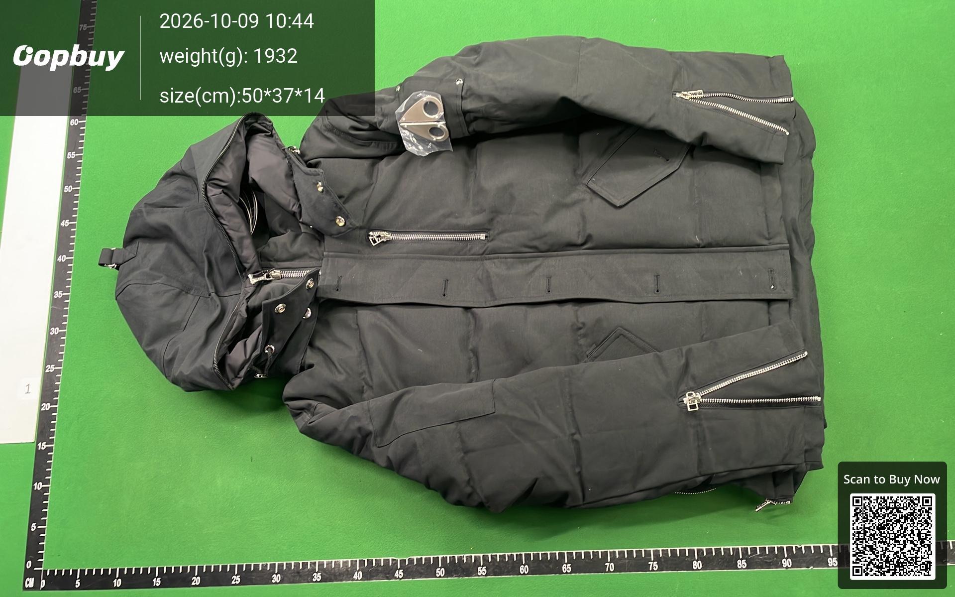 Foto QC 6 de Other Down Jacket Fur Hood Black