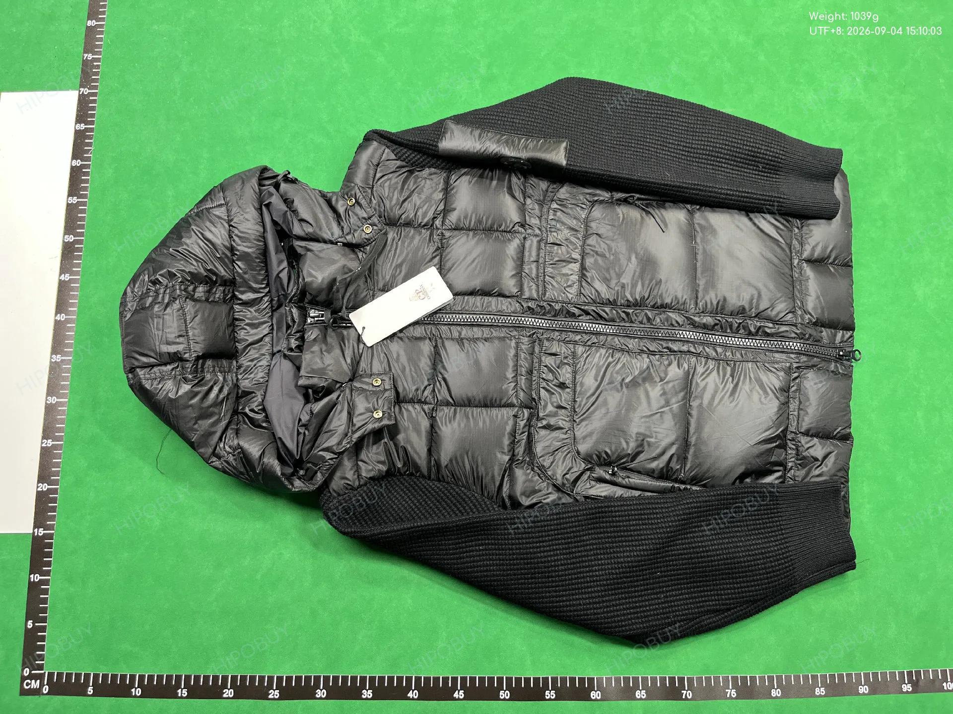 Foto QC 6 de C.P. Company Knit Panel Puffer Down Jacket Black