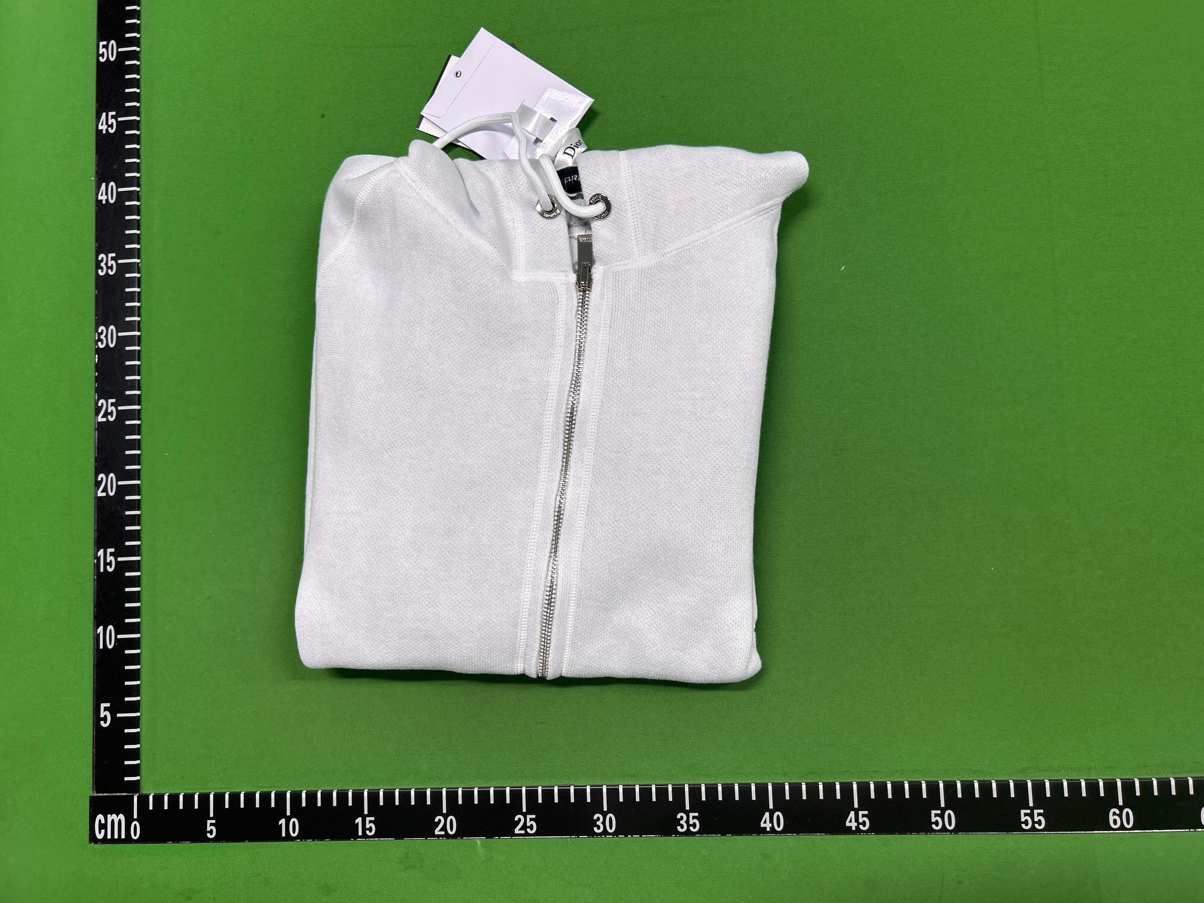 Foto QC 1 de Dior Zip Sweater Reversible Dior Oblique Hooded White