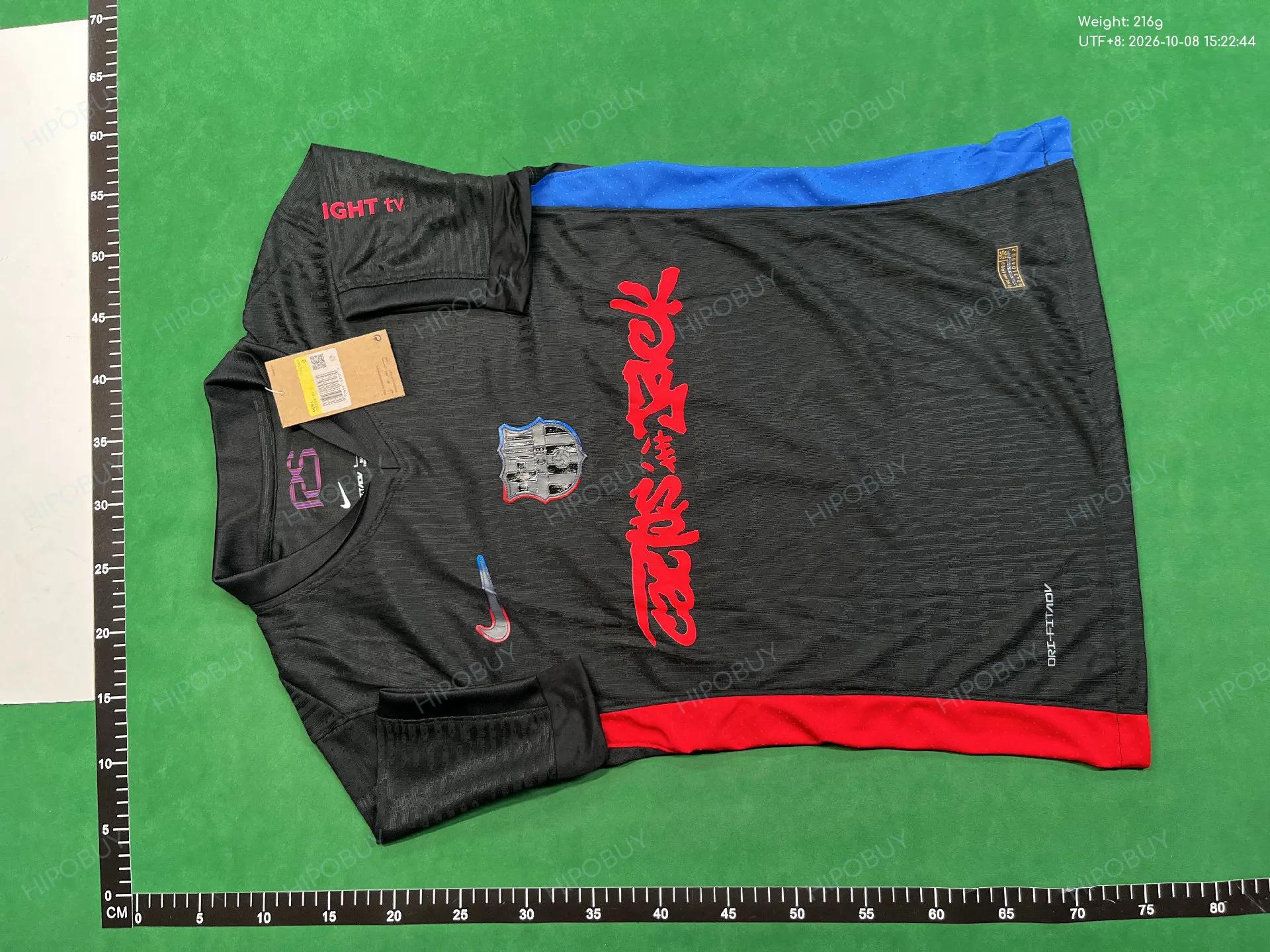 Foto QC 6 de Travis Scott x Nike x FC Barcelona 2024/25 Home Lamine Yamal Player Jersey Multicolor