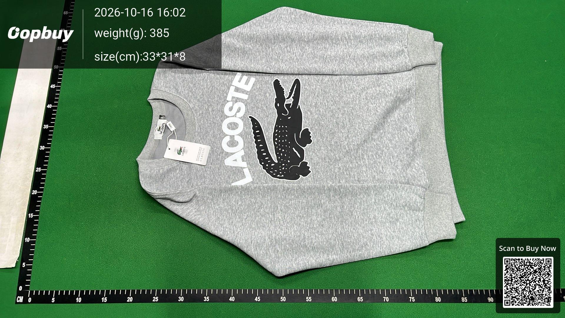 Foto QC 6 de Lacoste Crewneck Sweater Logo Black