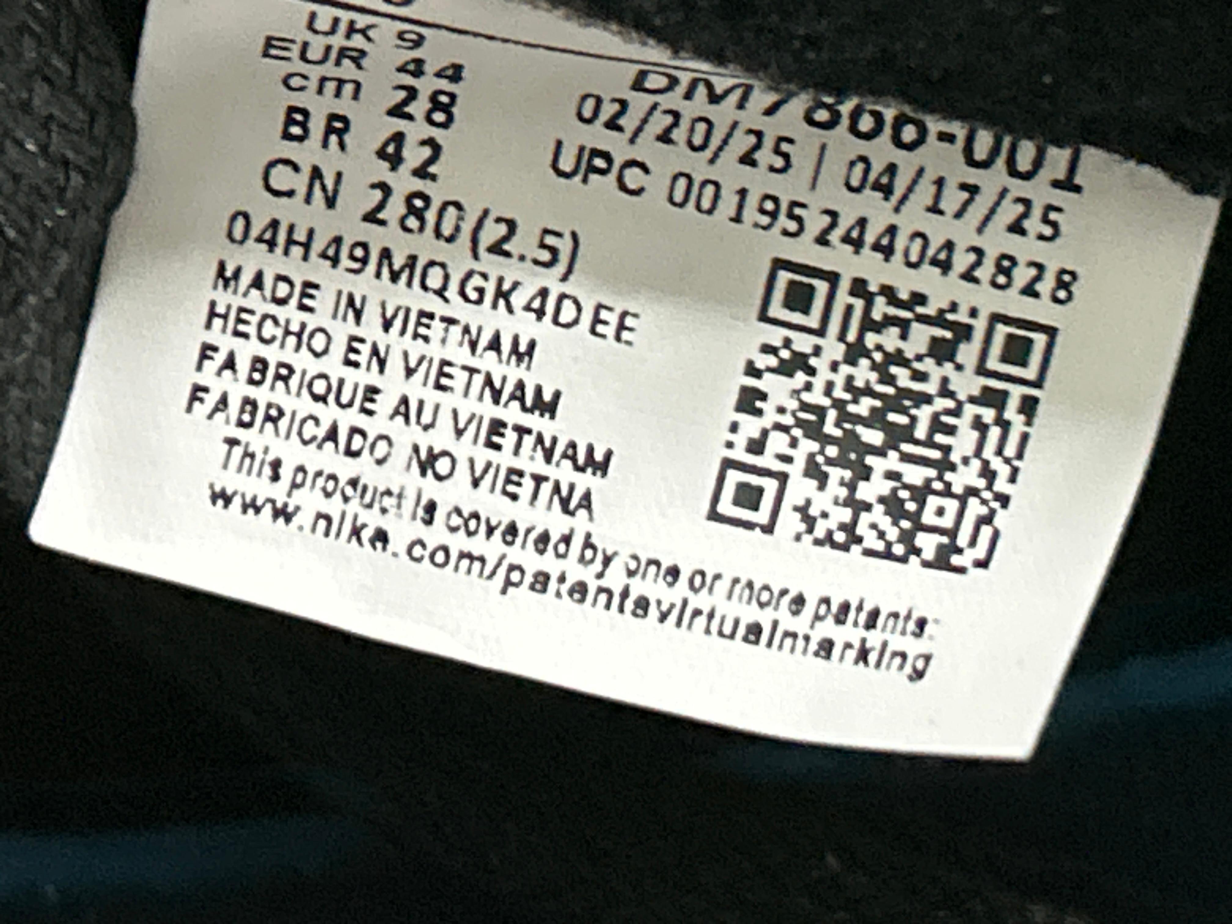 Foto QC 7 de Nike Dunk Low Black White LO01