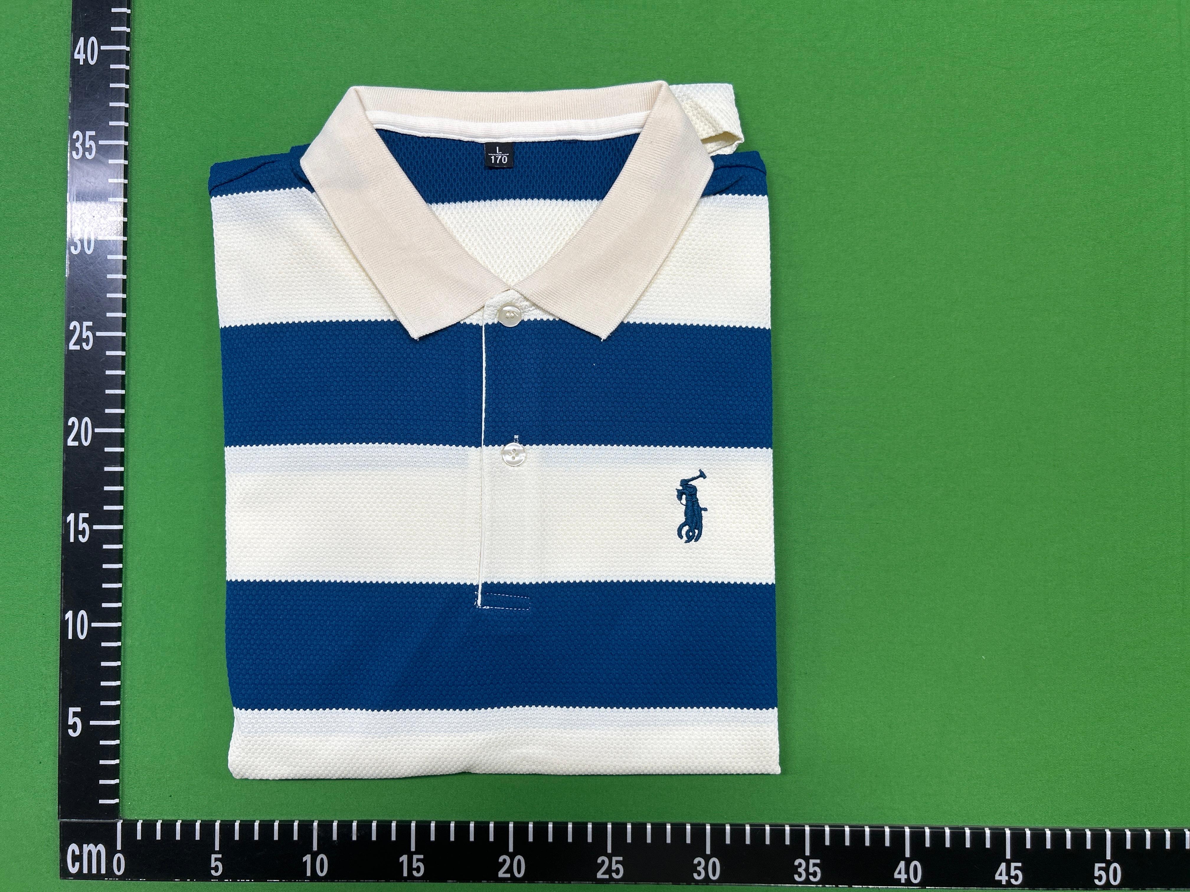 Foto QC 6 de Polo Ralph Lauren Shirt Striped Long-Sleeve Blue Cream