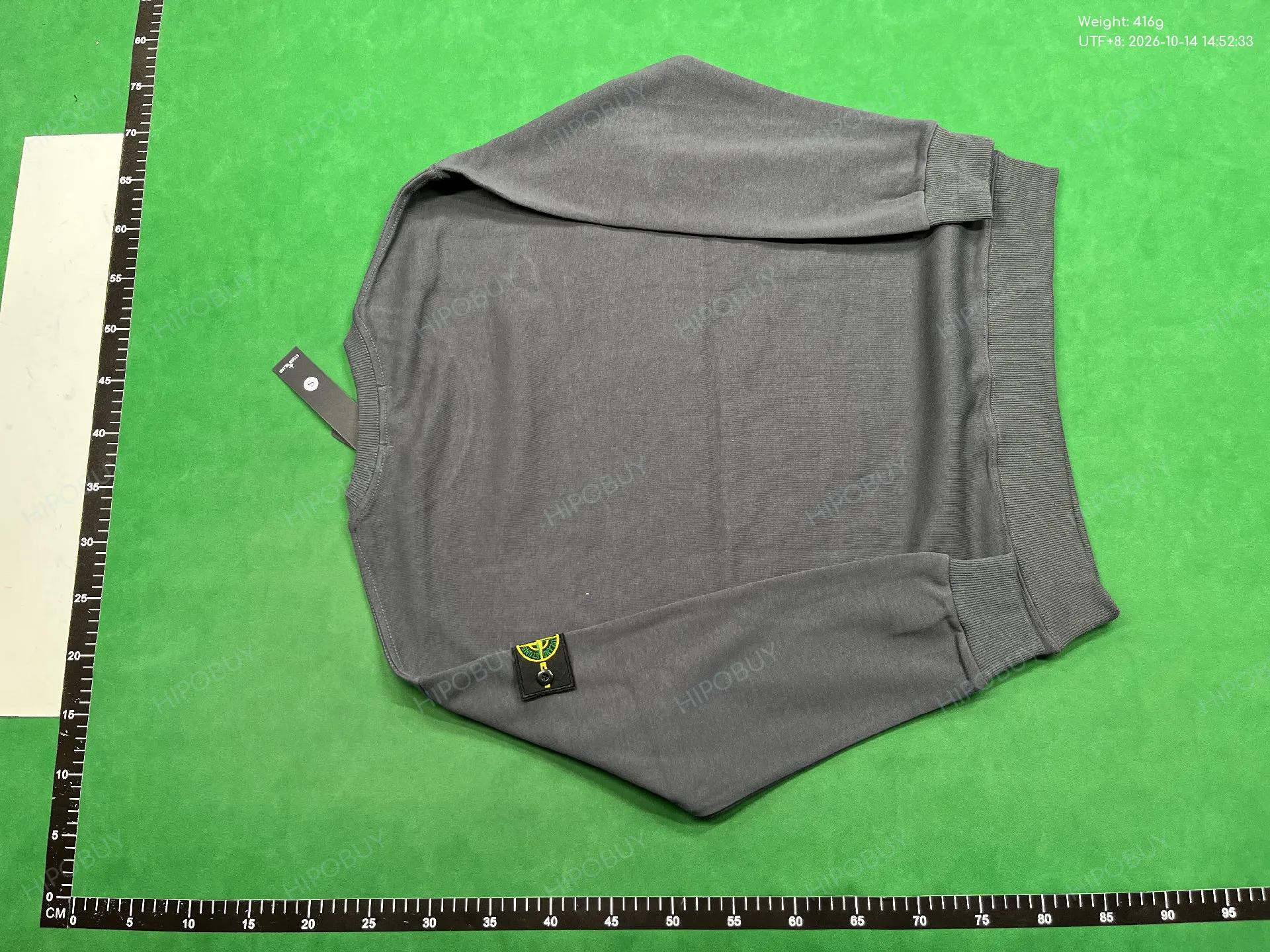 Foto QC 7 de Stone Island Zip Sweater Ribbed Knit Grey