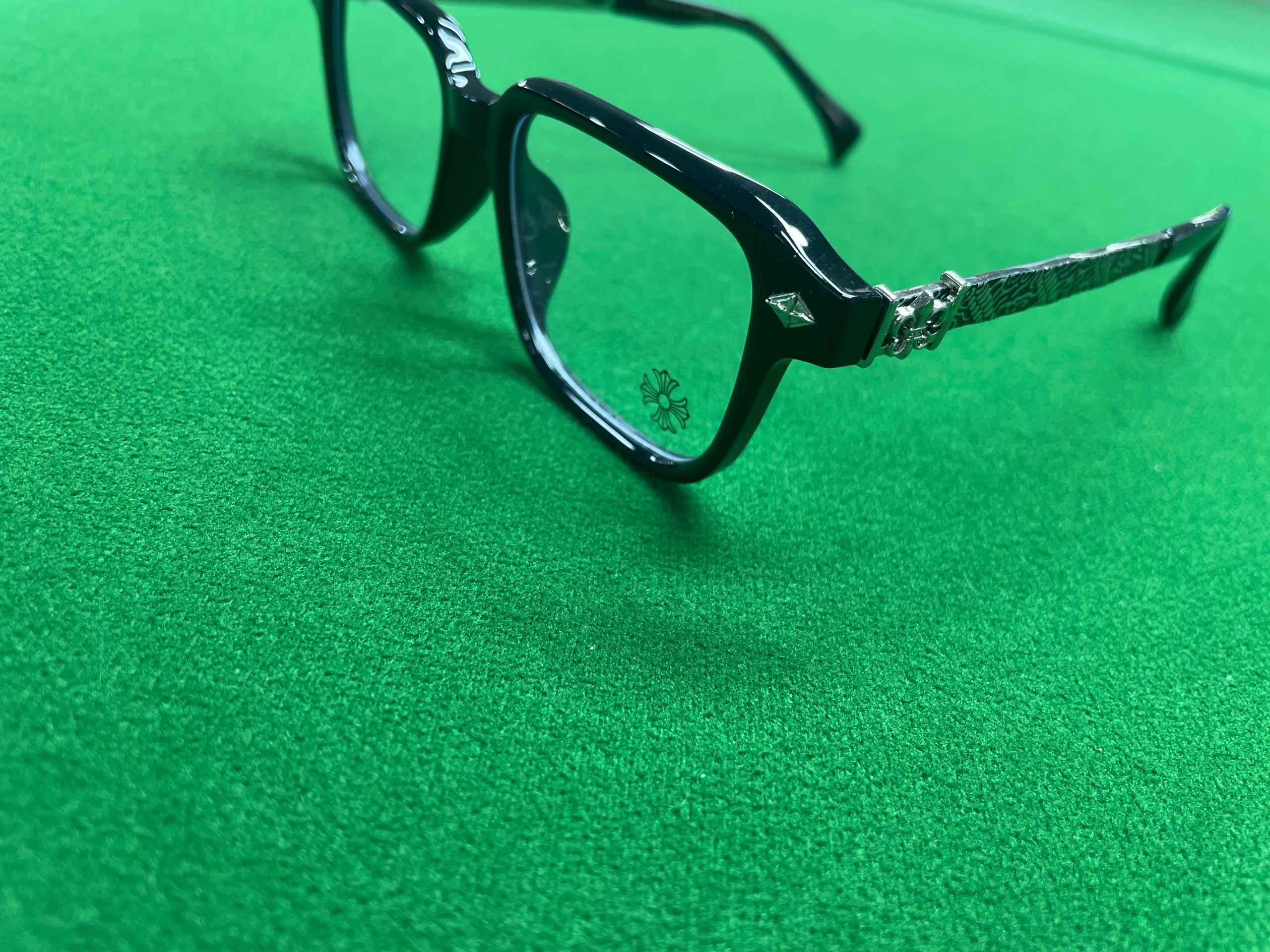 Foto QC 2 de Chrome Hearts Square Acetate Optical Glasses Black (2273)