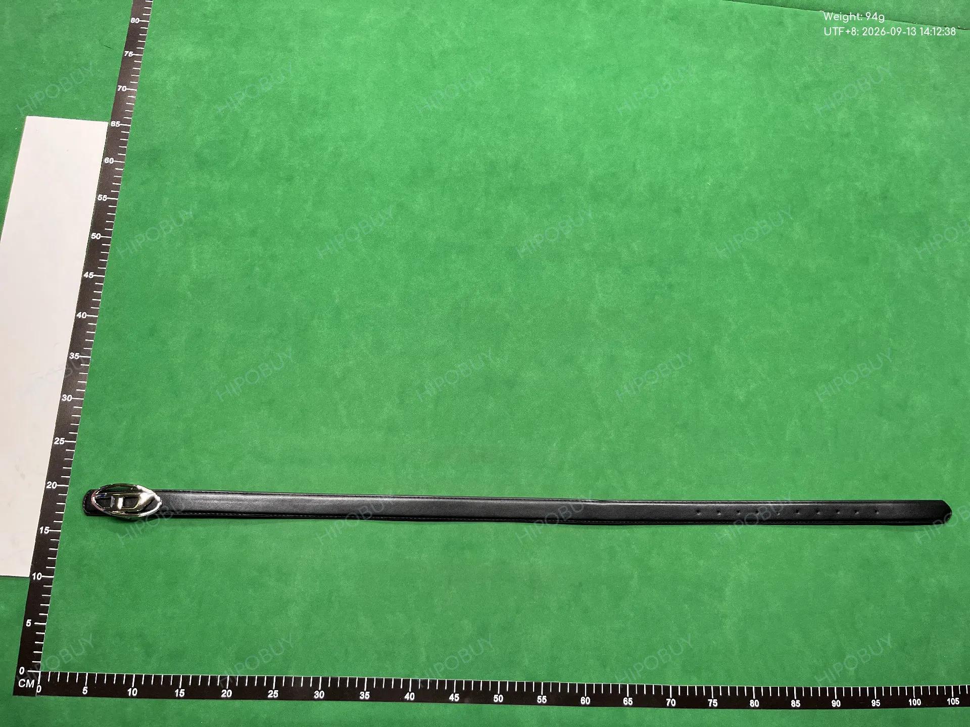 Foto QC 5 de Diesel Oval Logo Belt Black