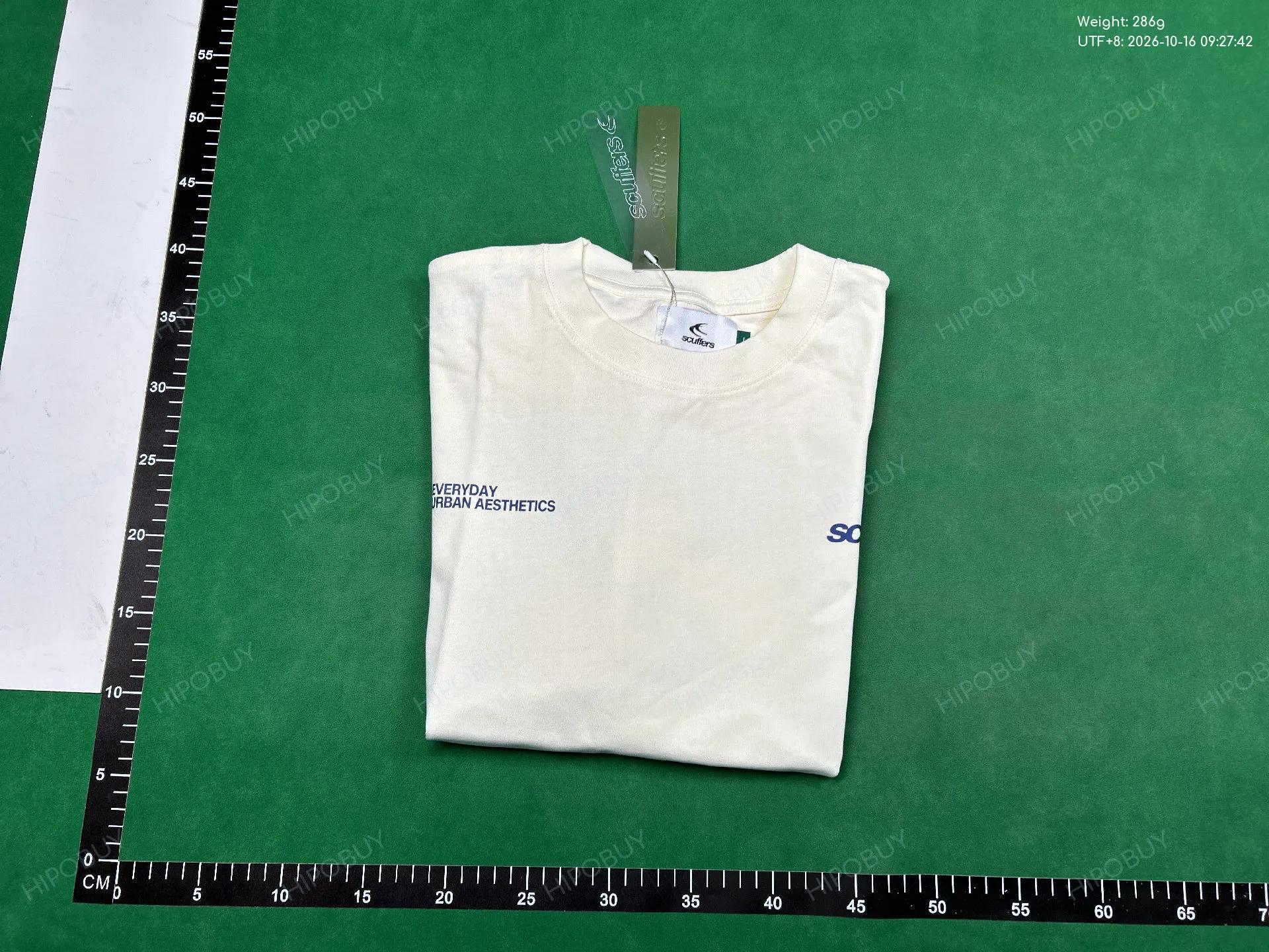 Foto QC 4 de Scuffers SS26 T-shirt Everyday Urban Aesthetics Graphic White
