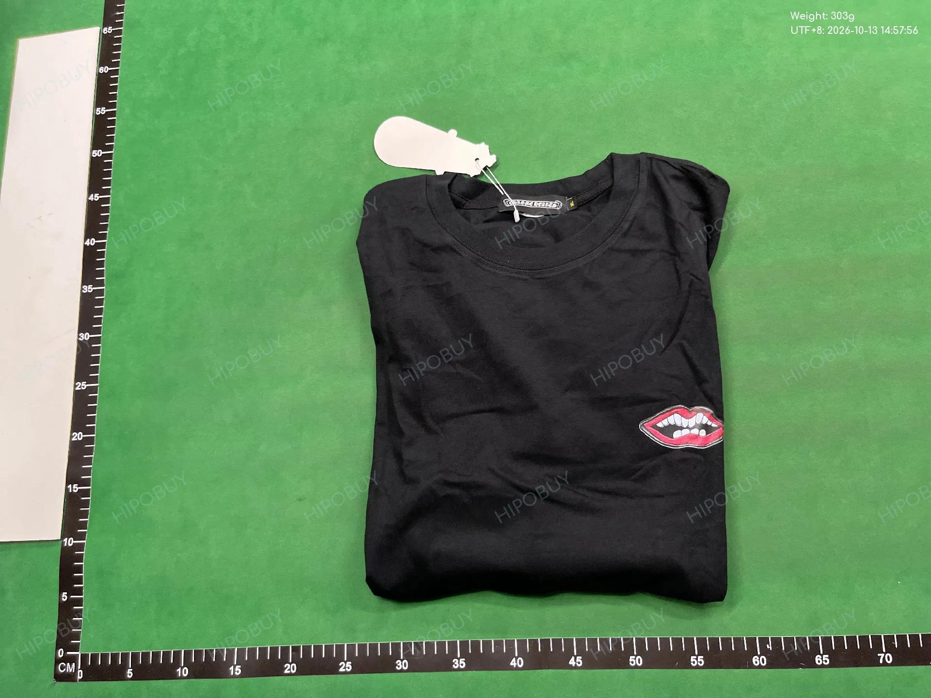 Foto QC 4 de Chrome Hearts T-shirt Fuck You Rhinestone Black