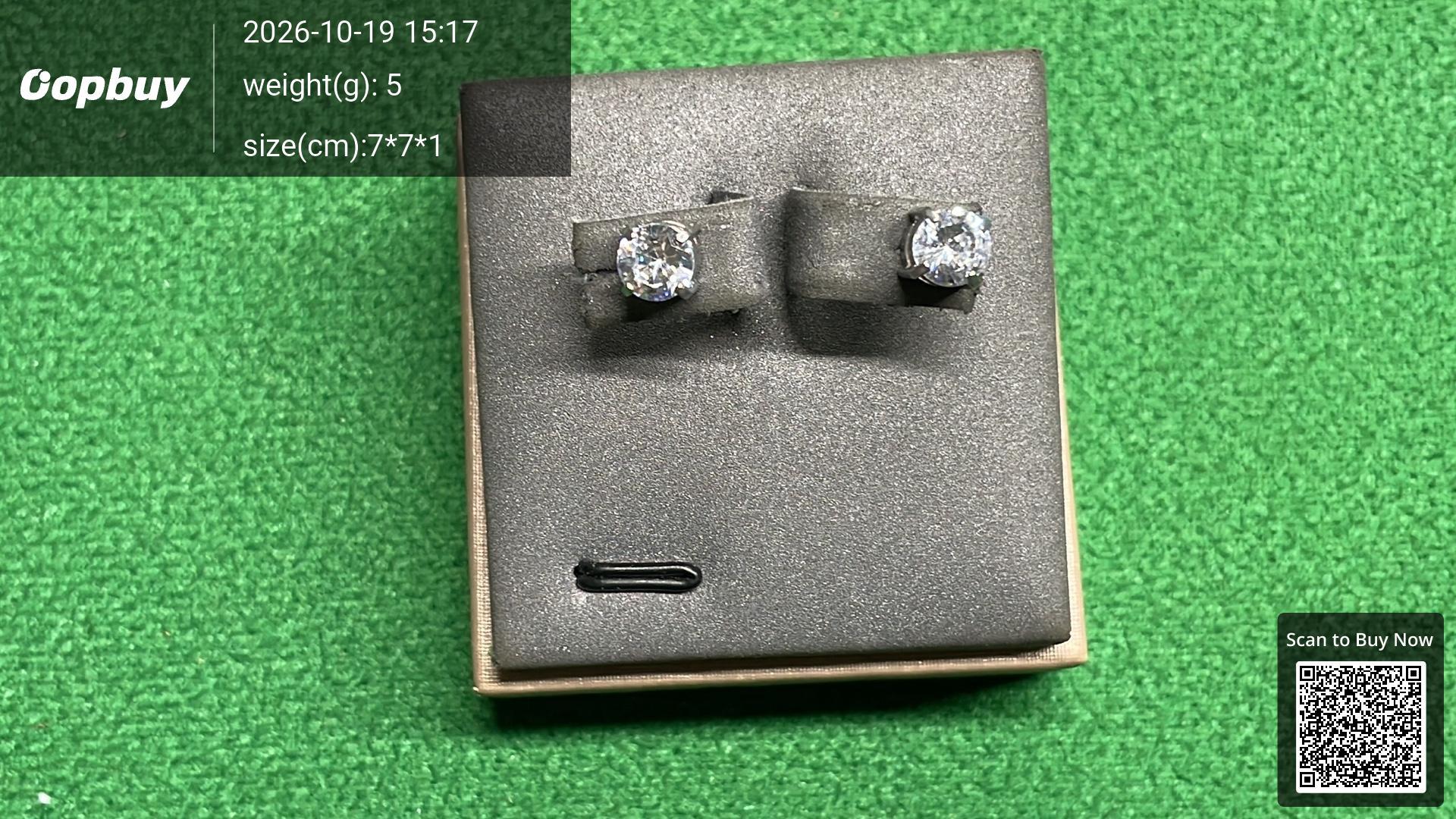 Foto QC 6 de Other Magnetic Earrings Metal Zircon Silver