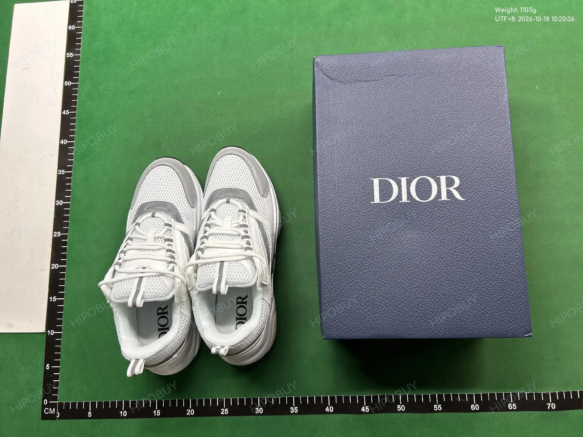 Foto QC 7 de Dior B22 Low Black White Reflective