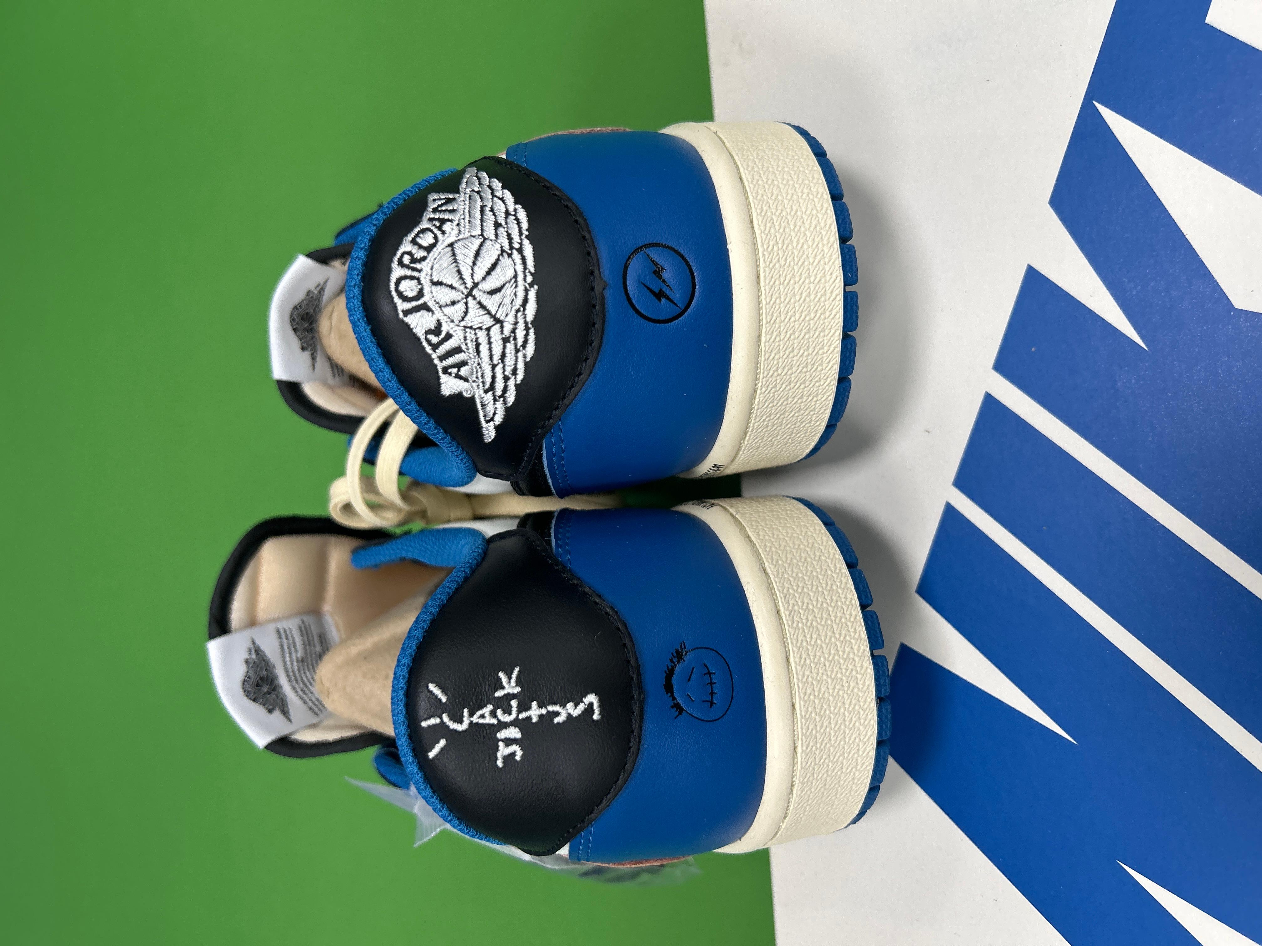 Foto QC 7 de Jordan 1 Retro Low OG SP Travis Scott Sail Tropical Pink IQ7604-101