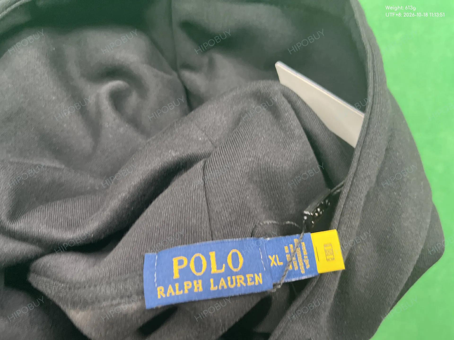 Foto QC 5 de Polo Ralph Lauren Zip Sweater Fleece Hooded Olive