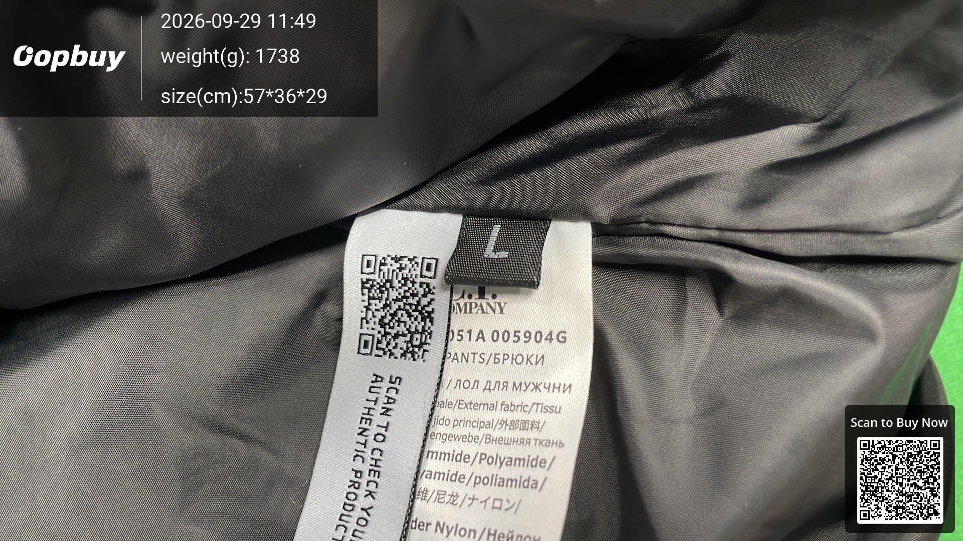 Foto QC 1 de C.P. Company Knit Panel Puffer Down Jacket Black