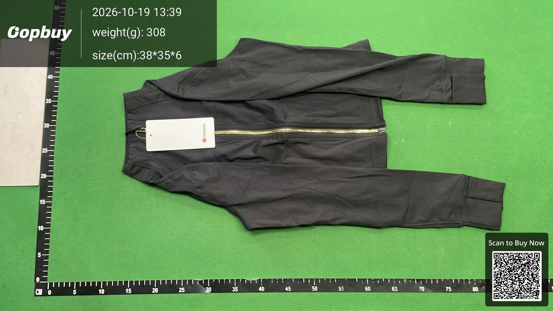 Foto QC 6 de lululemon Define Sweatshirt Cropped Stand Collar Light Blue