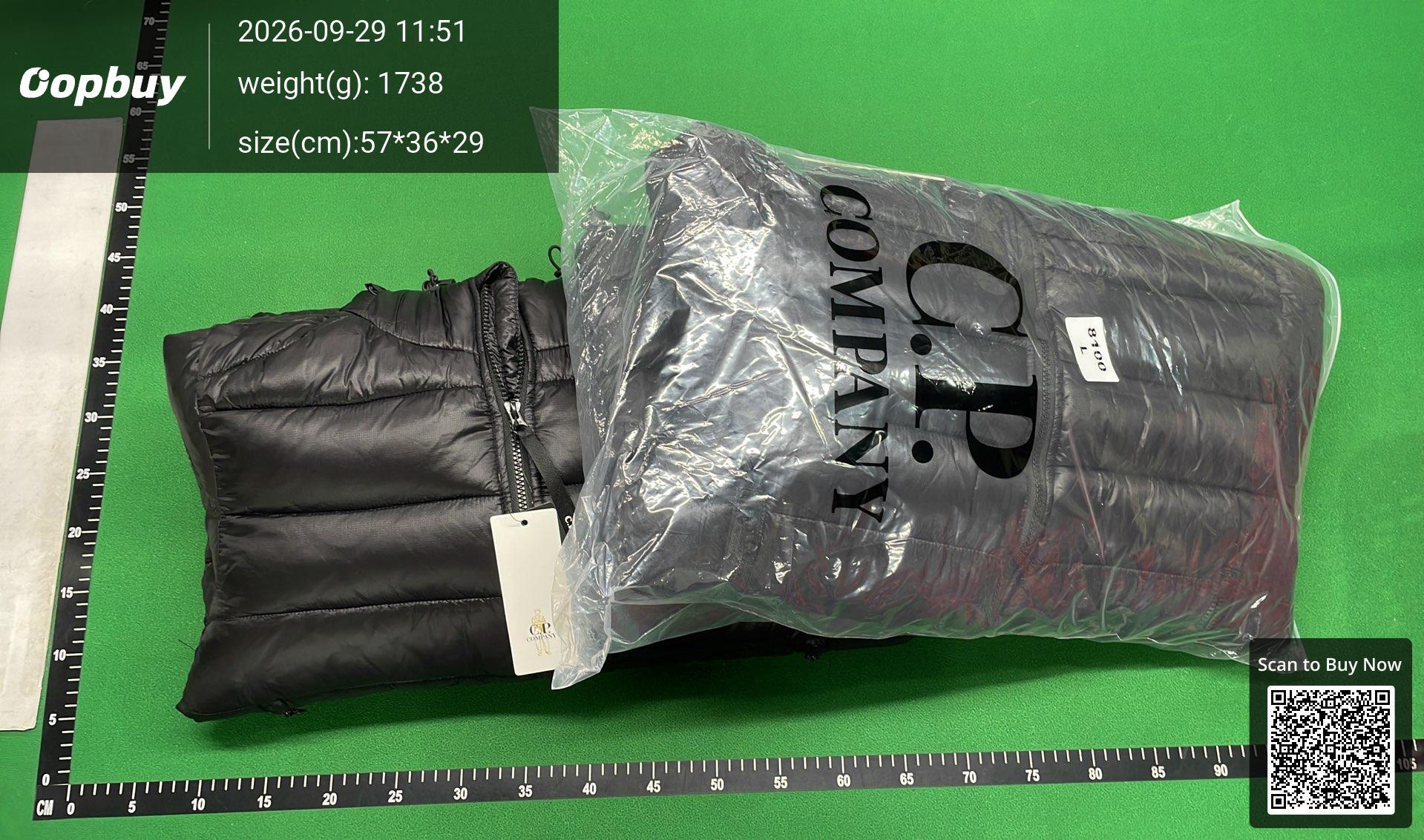 Foto QC 4 de C.P. Company Knit Panel Puffer Down Jacket Black