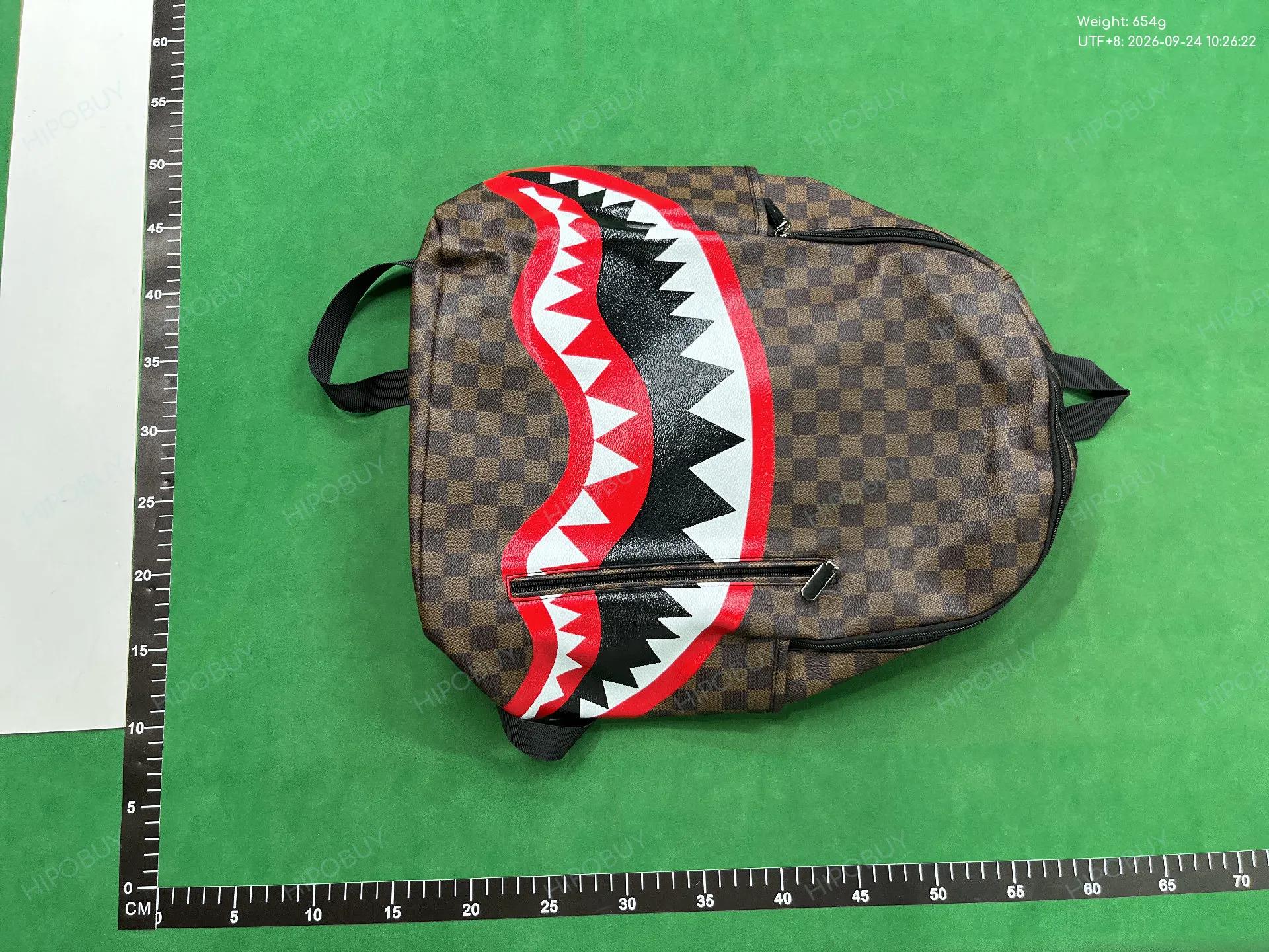 Foto QC 1 de Unbranded Shark Backpack Brown