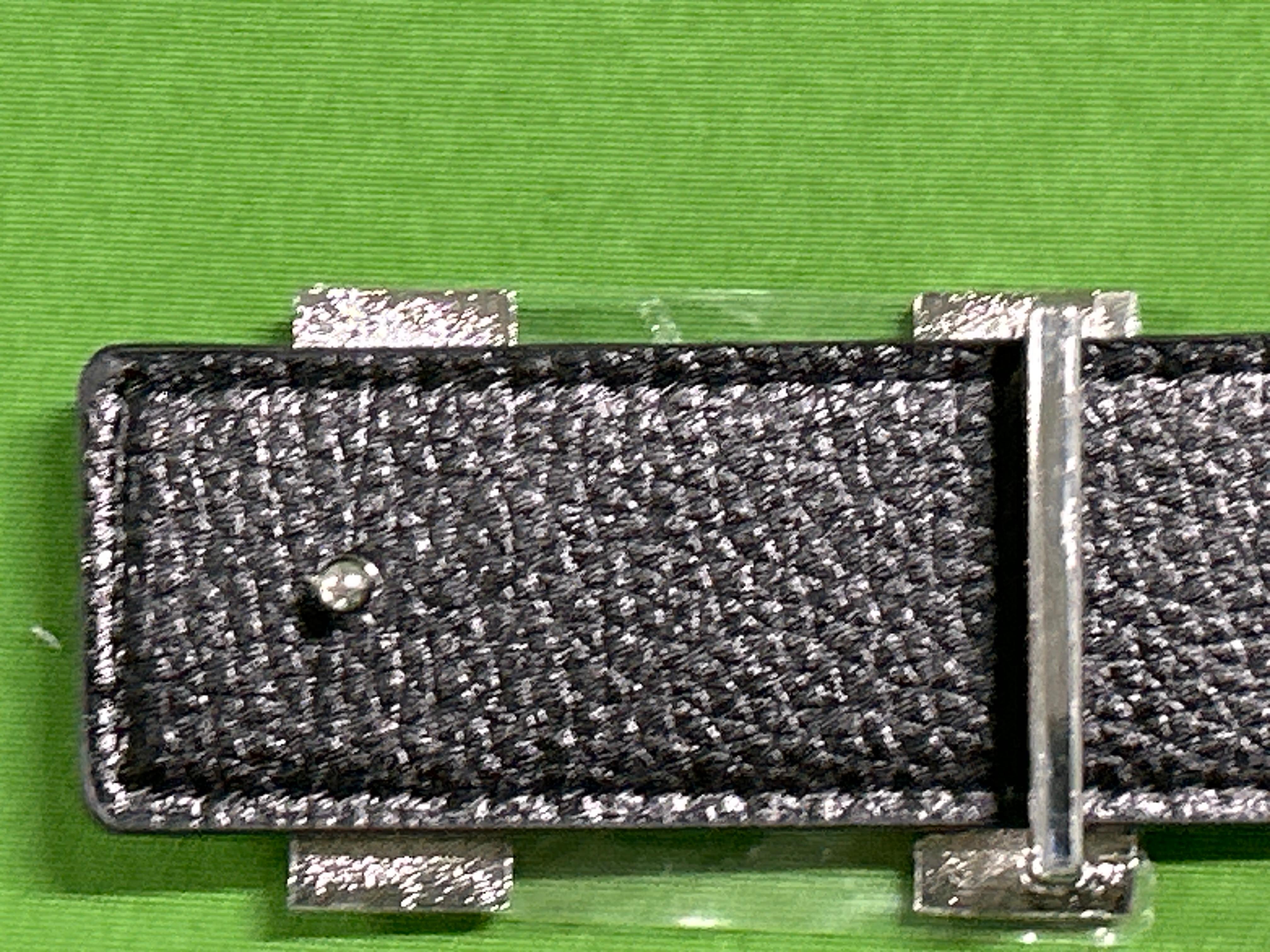 Foto QC 2 de Hermes H Buckle Reversible Belt White Black