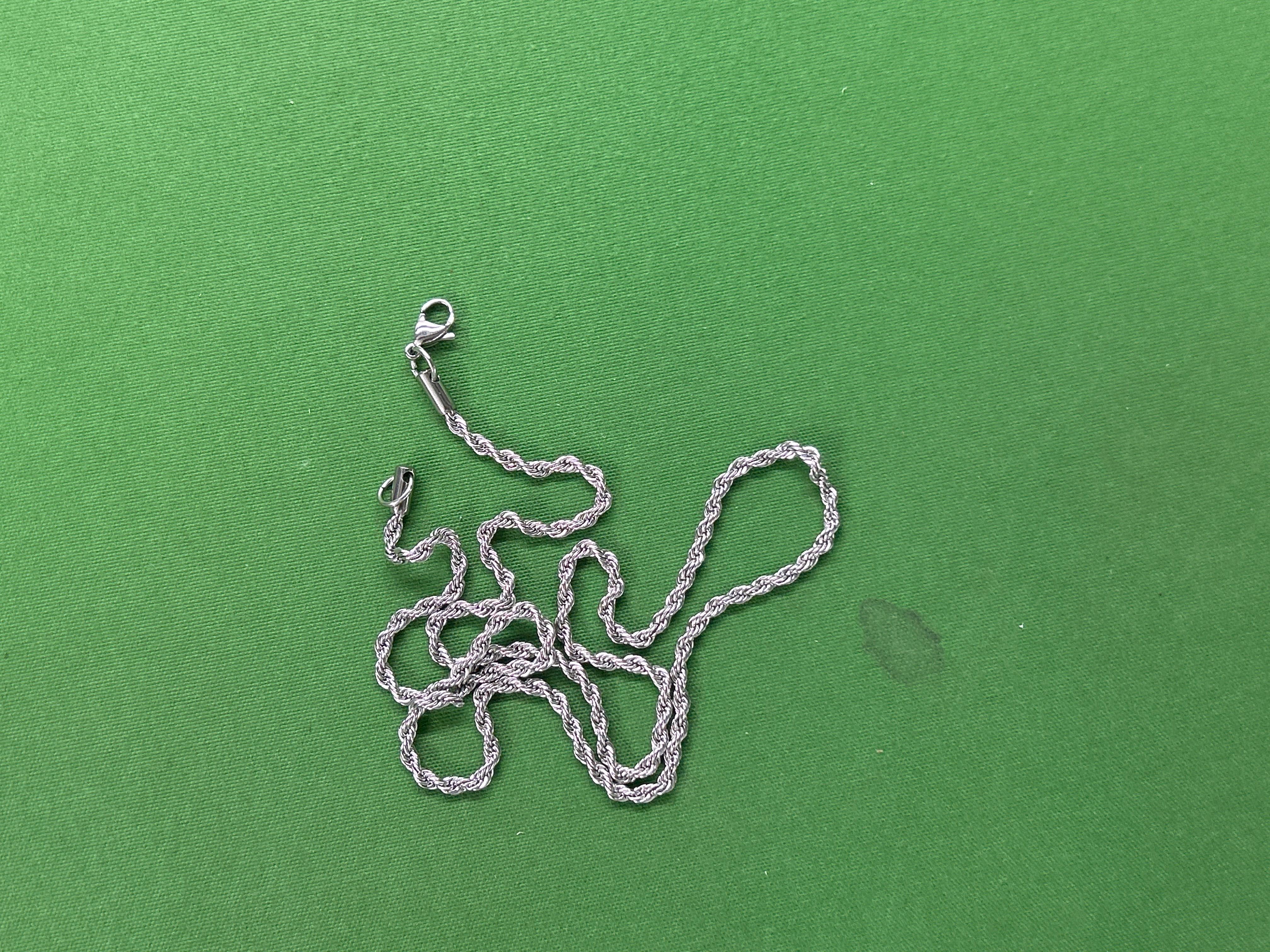 Foto QC 2 de Other Twist Rope Chain Necklace Metal Gold