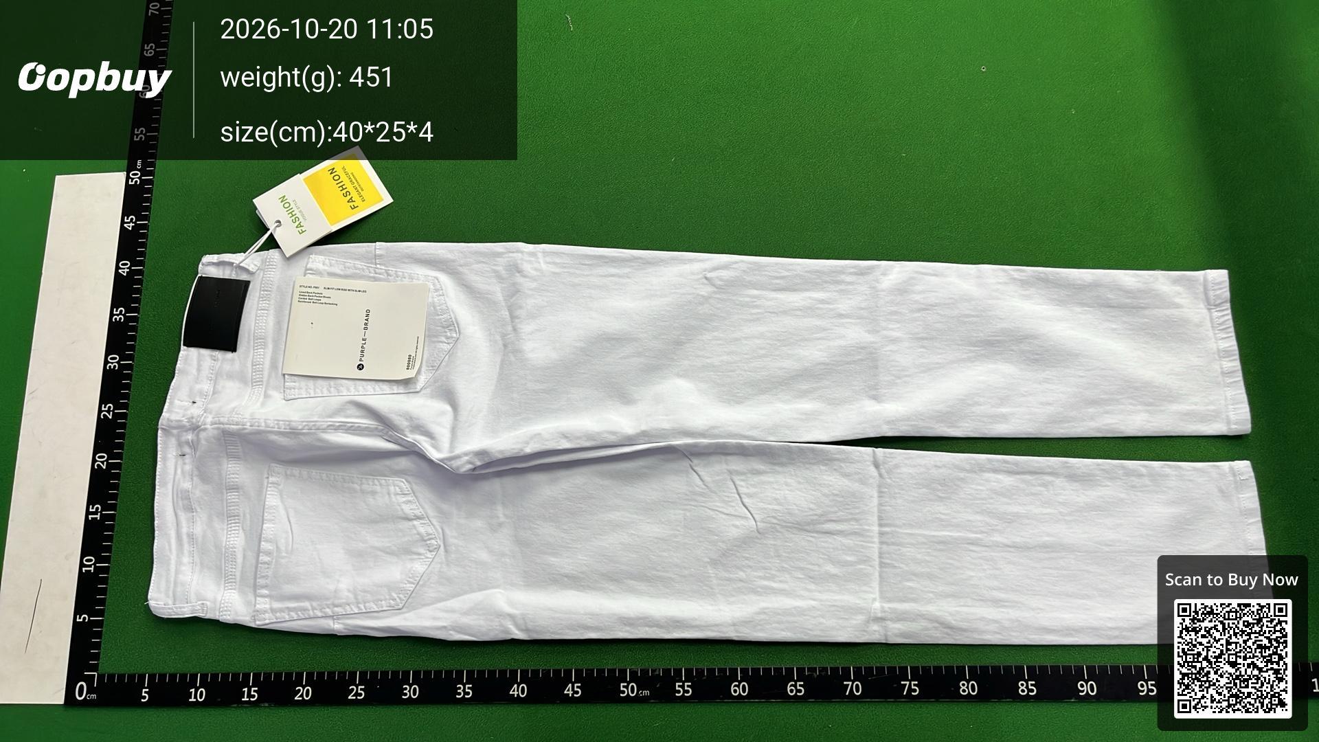 Foto QC 3 de Purple Brand P001 Jeans Slim White