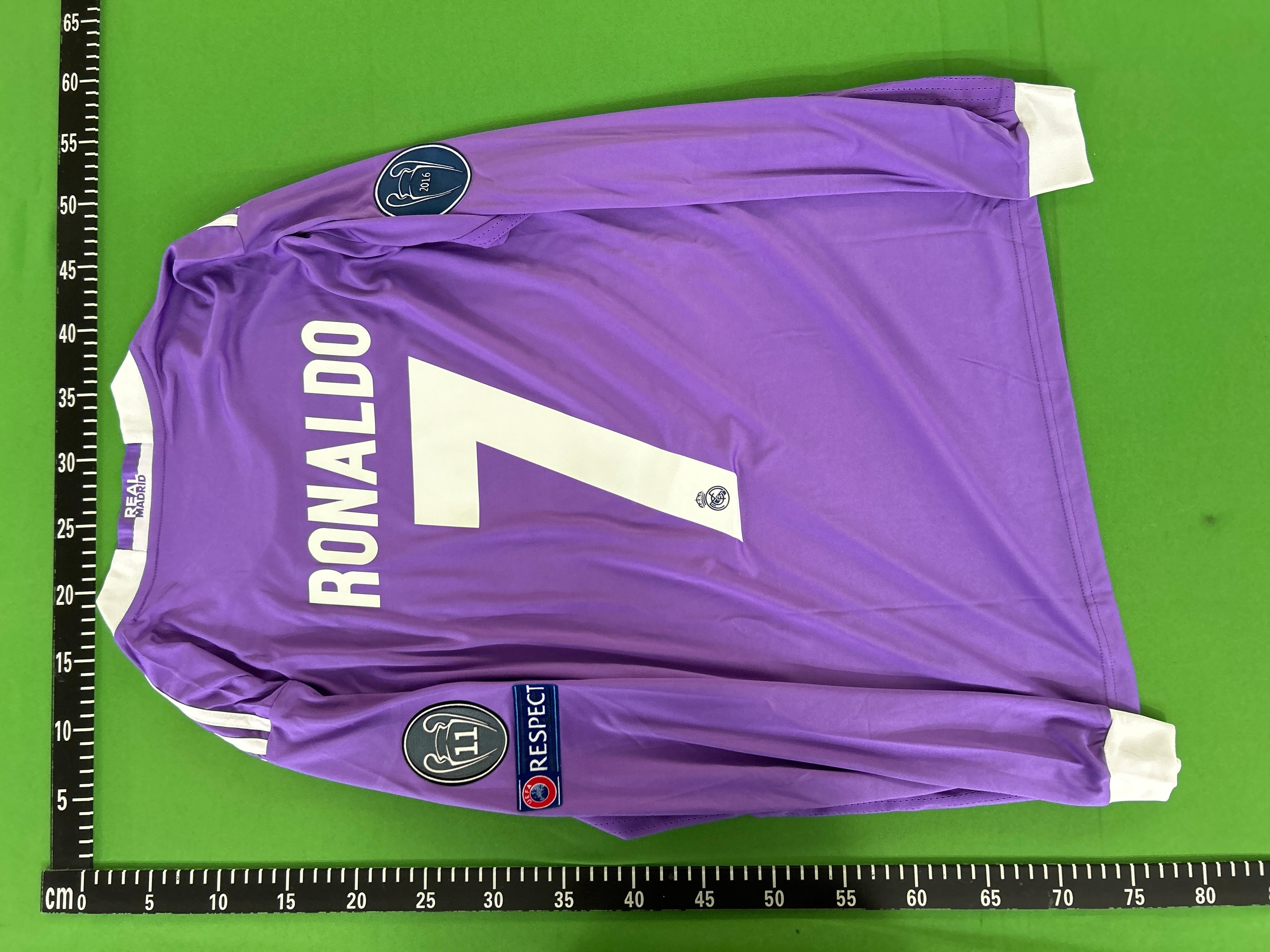 Foto QC 4 de adidas x Real Madrid 2016/17 Home Long Sleeve Ronaldo Jersey White