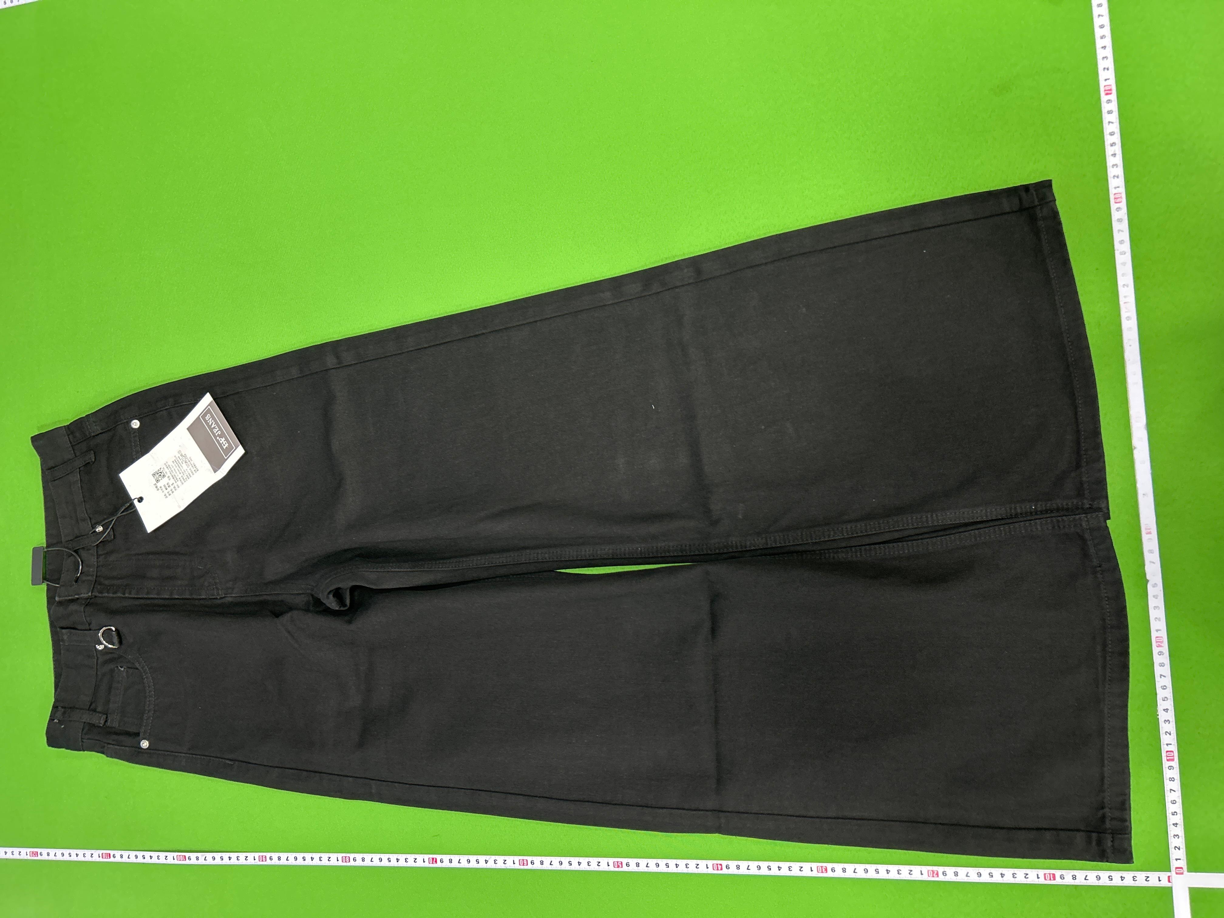 Foto QC 2 de Mtlclothes Jeans Vintage Loose Wide-Leg Camo Black