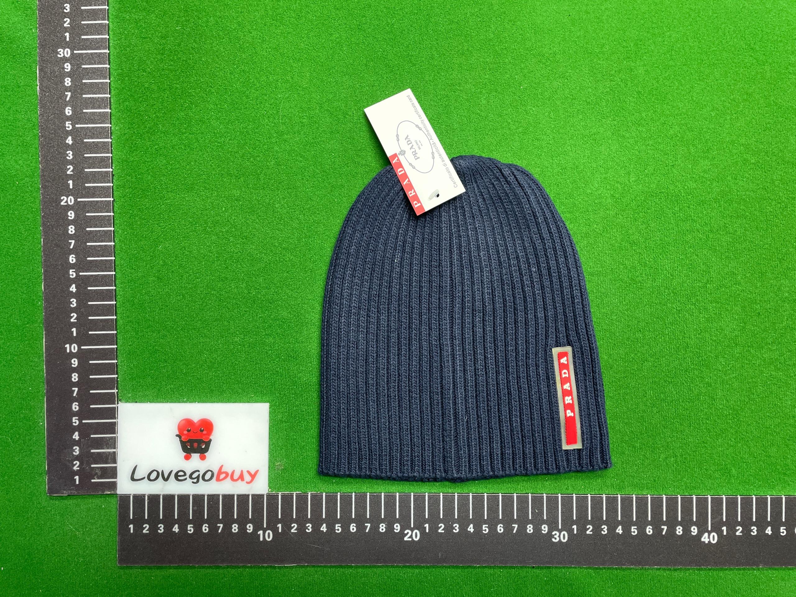Foto QC 5 de Prada Linea Rossa Beanie Brown