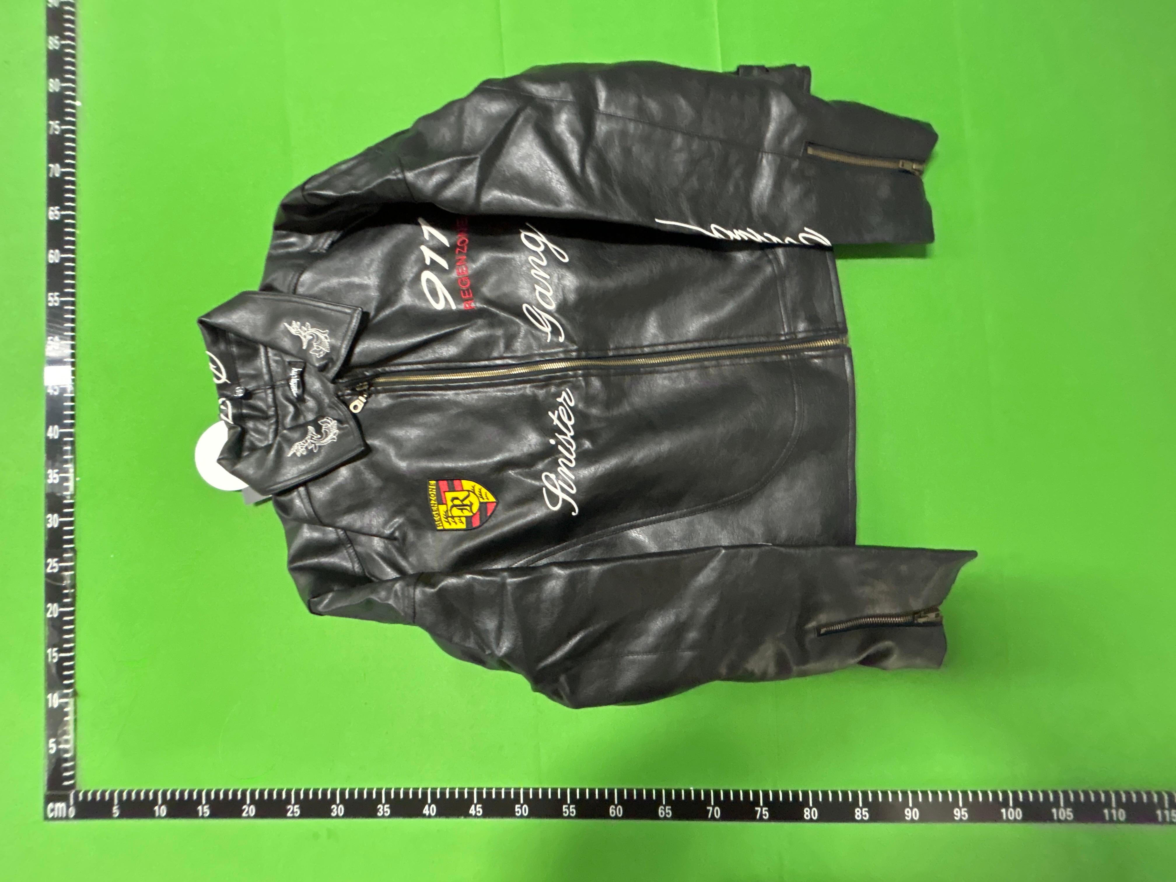 Foto QC 7 de The Weeknd Toronto Raptors Varsity Jacket Studded PU Leather Black