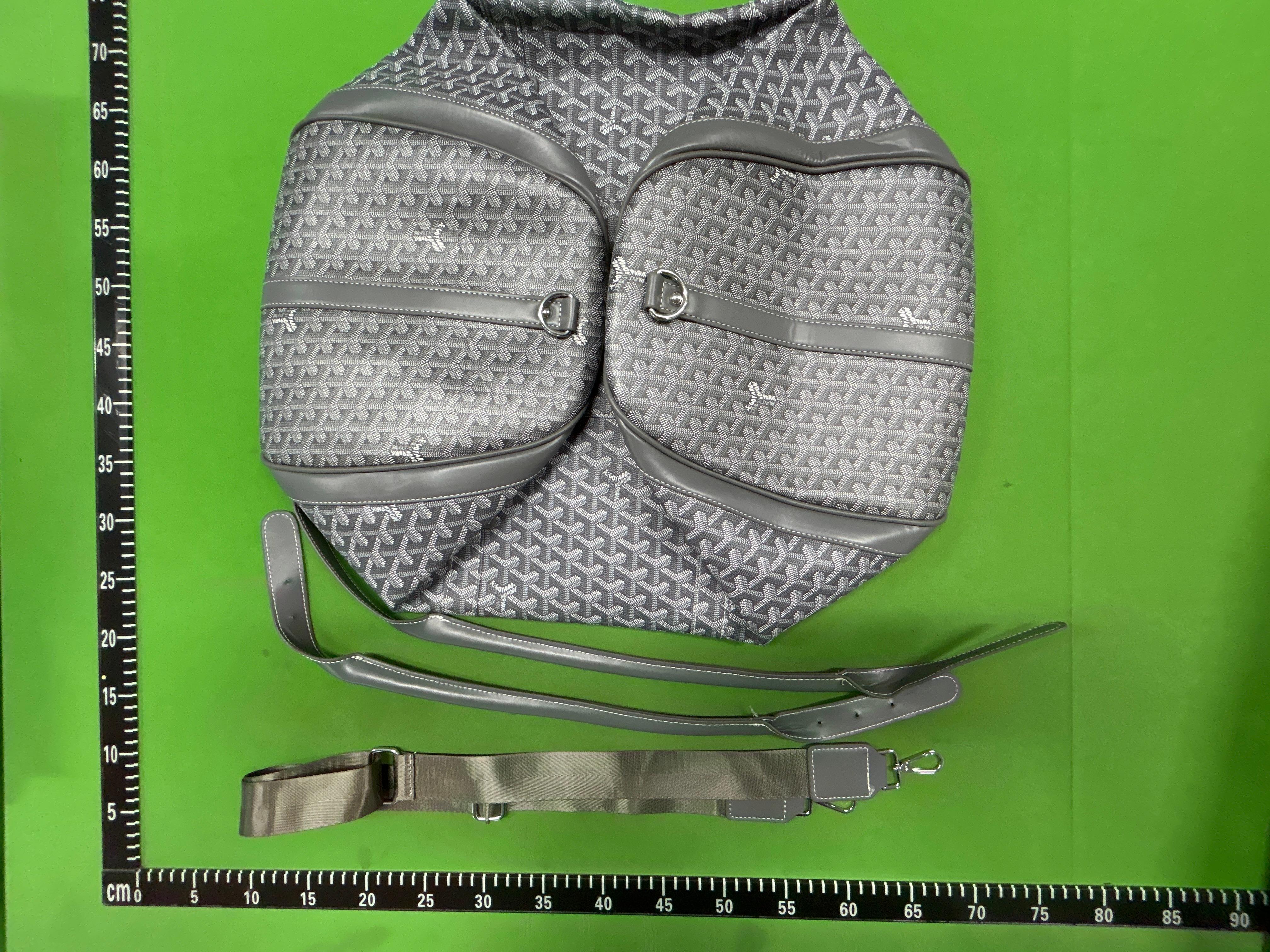 Foto QC 3 de Goyard Travel Bag Green Goyardine Canvas