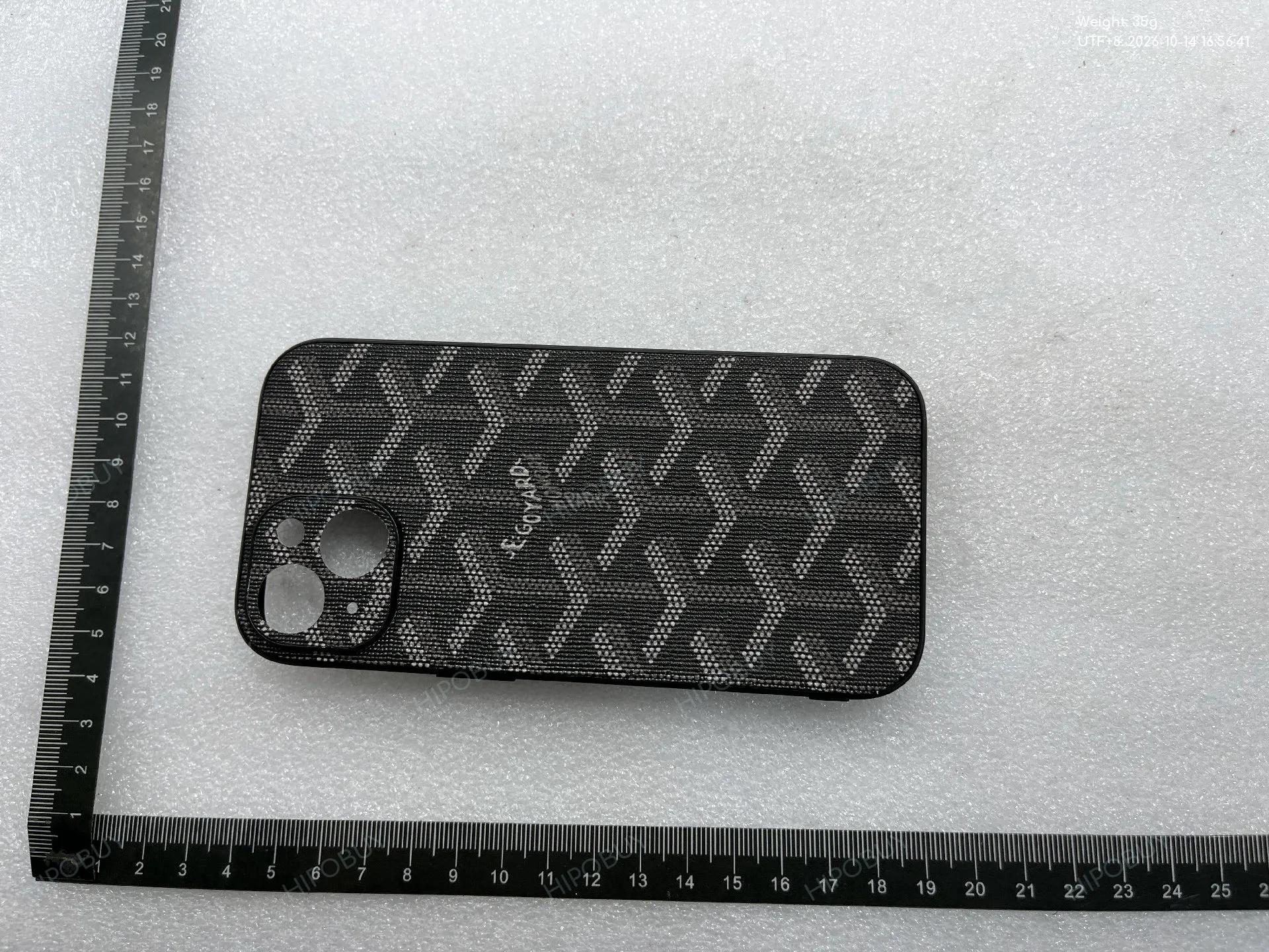 Foto QC 7 de Goyard Leather Case for iPhone 16 Pro Max White