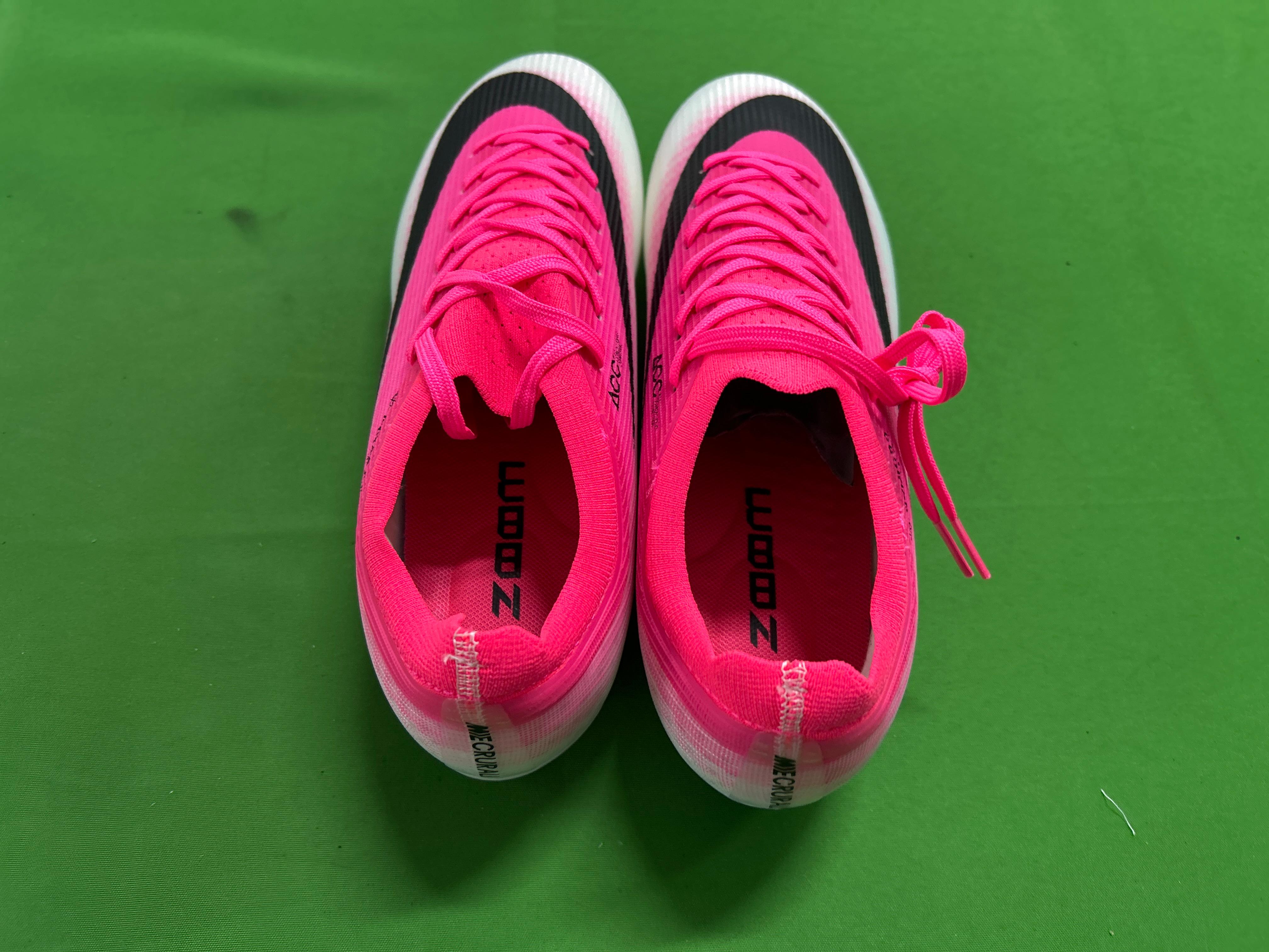 Foto QC 3 de Vejiess Air Zoom Football Cleats Low Pink White