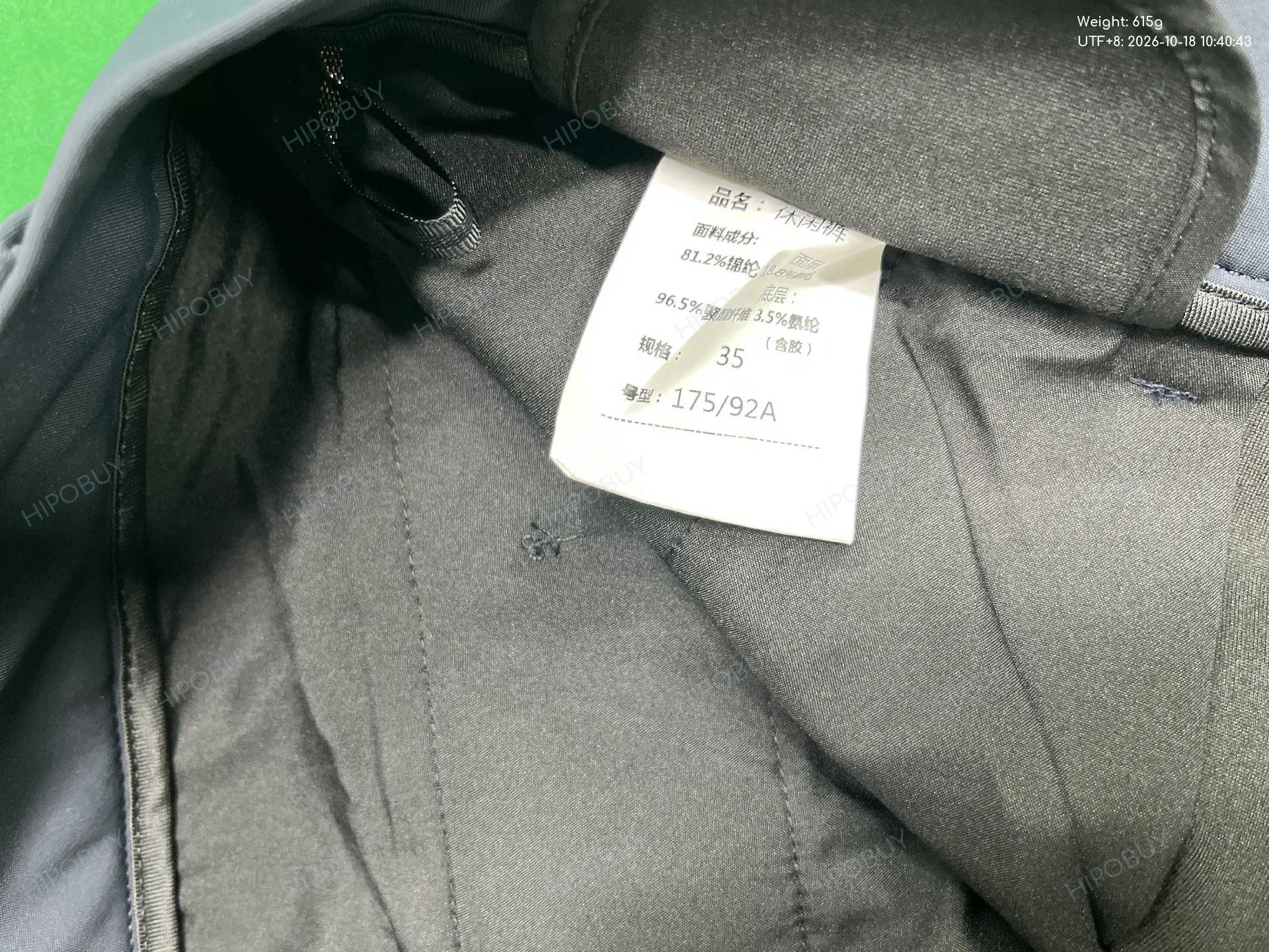 Foto QC 1 de Tommy Hilfiger Pants Straight Stretch Navy