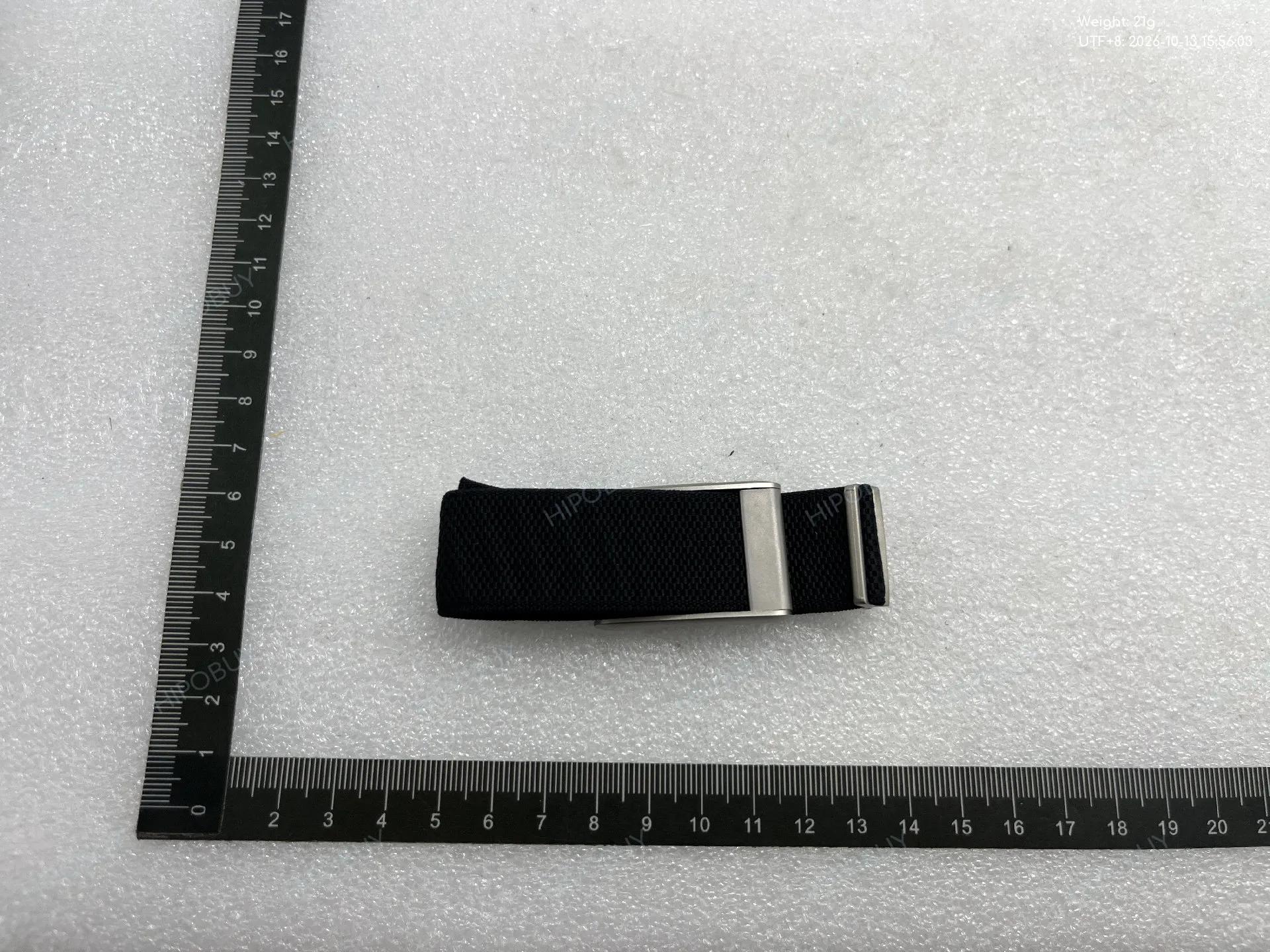 Foto QC 8 de Other Elastic Nylon Watch Band for Whoop 5.0 MG Black Stripe