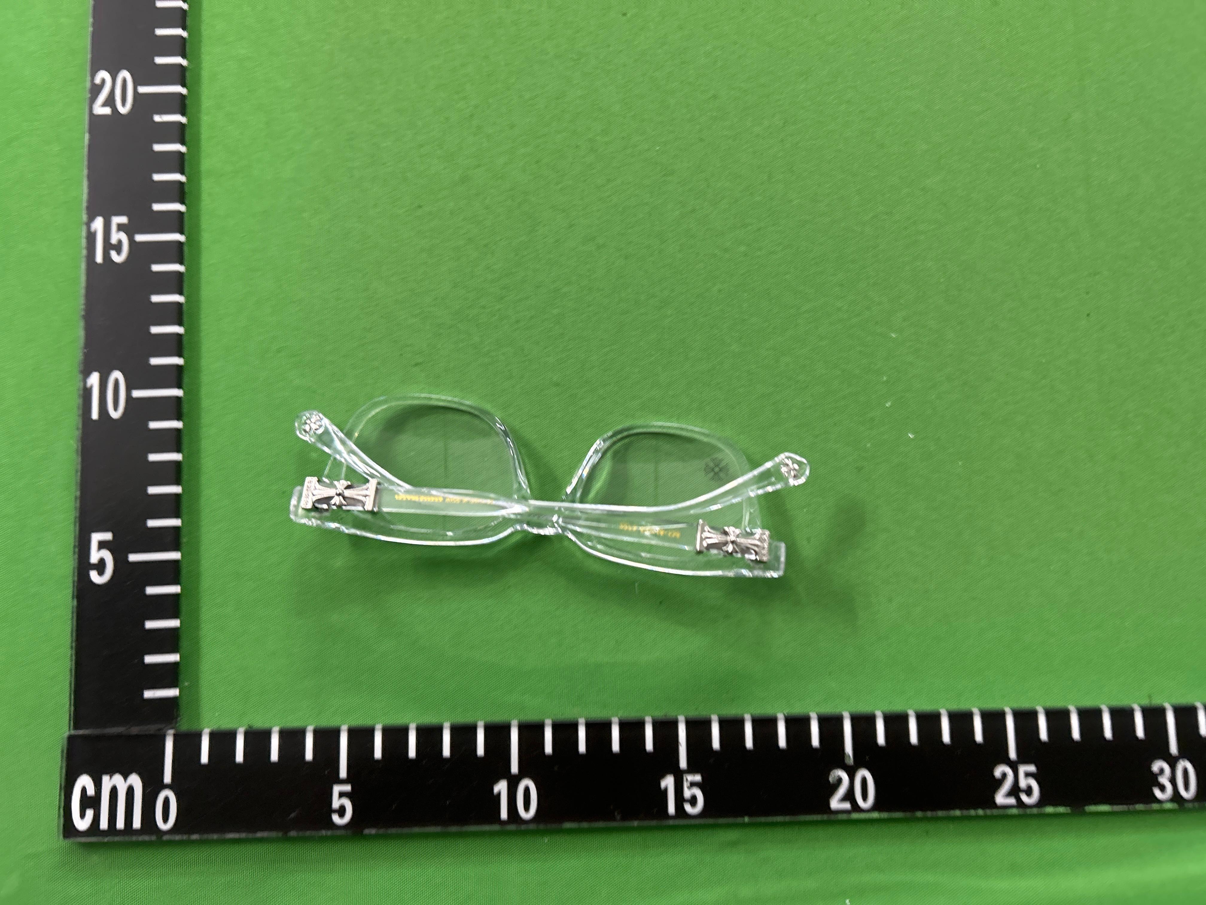 Foto QC 3 de Chrome Hearts Cox Ucker Square-Frame Acetate Eyeglasses Clear Clear (2273)