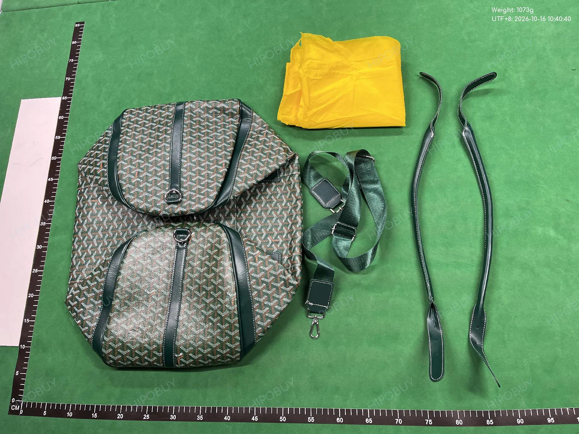 Foto QC 7 de Goyard Travel Bag Green Goyardine Canvas