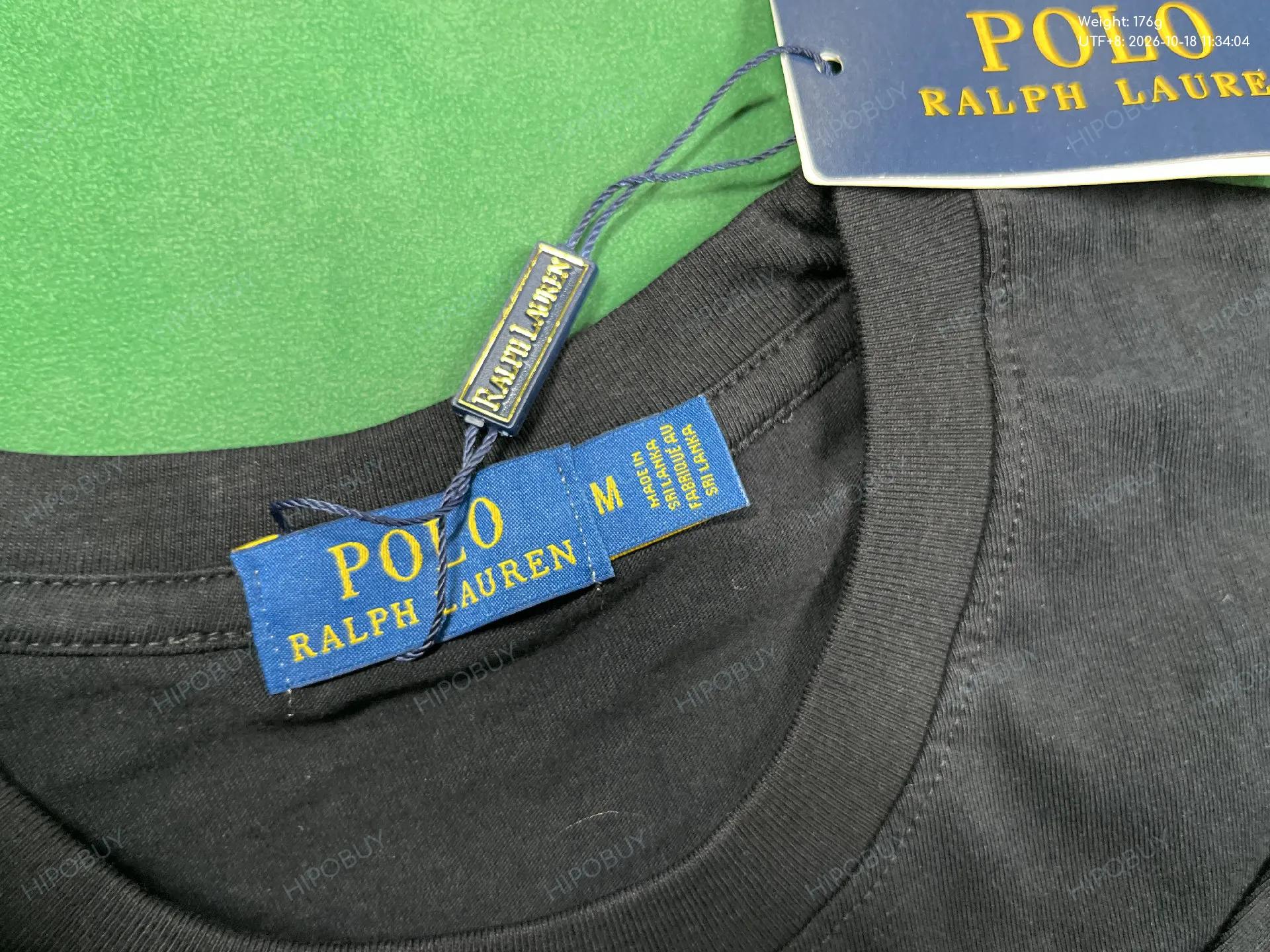 Foto QC 5 de Polo Ralph Lauren Custom Slim Fit Crewneck T-shirt Grey