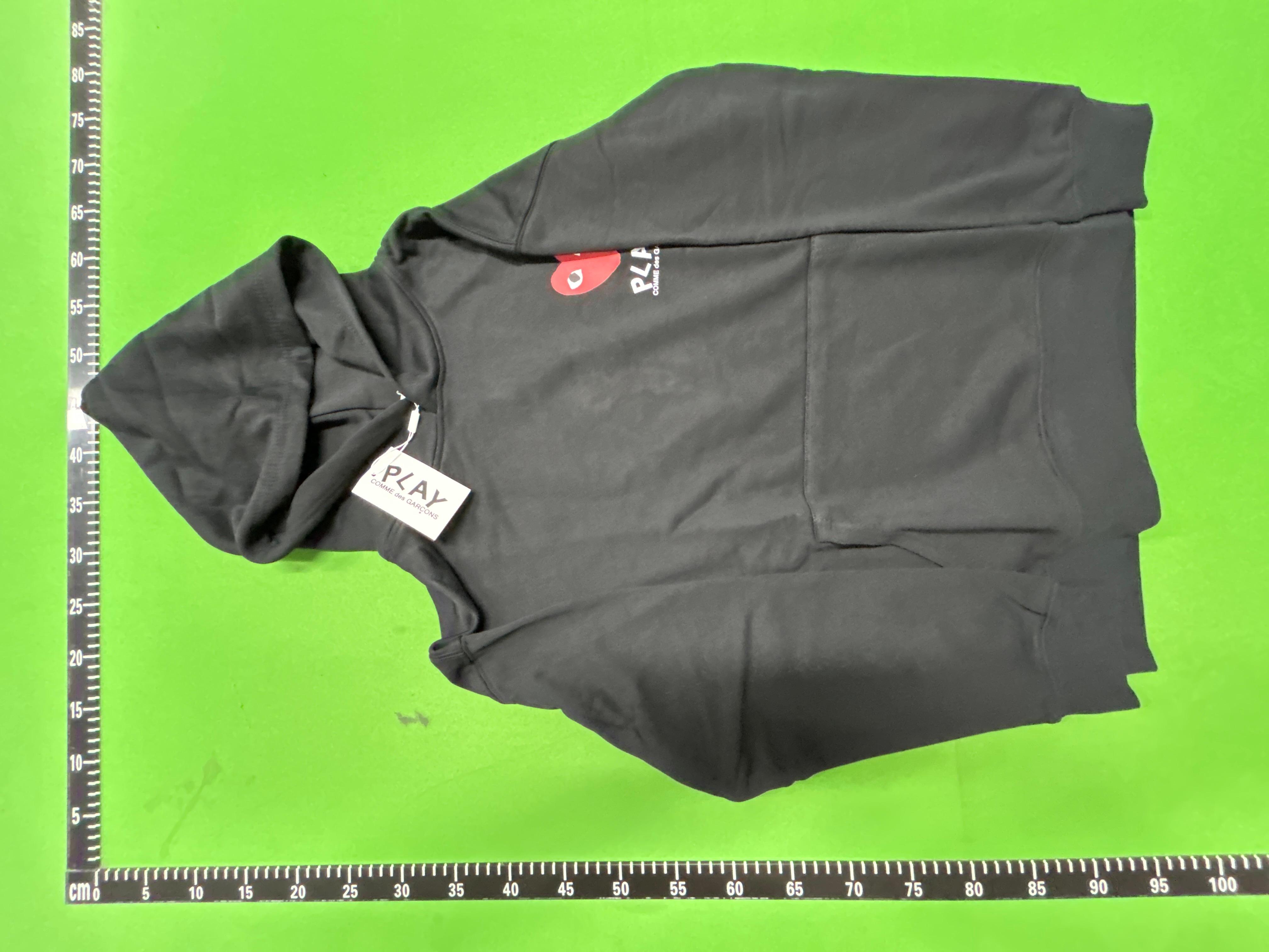 Foto QC 3 de Comme des Garçons Play Floral Heart Logo Hoodie Black