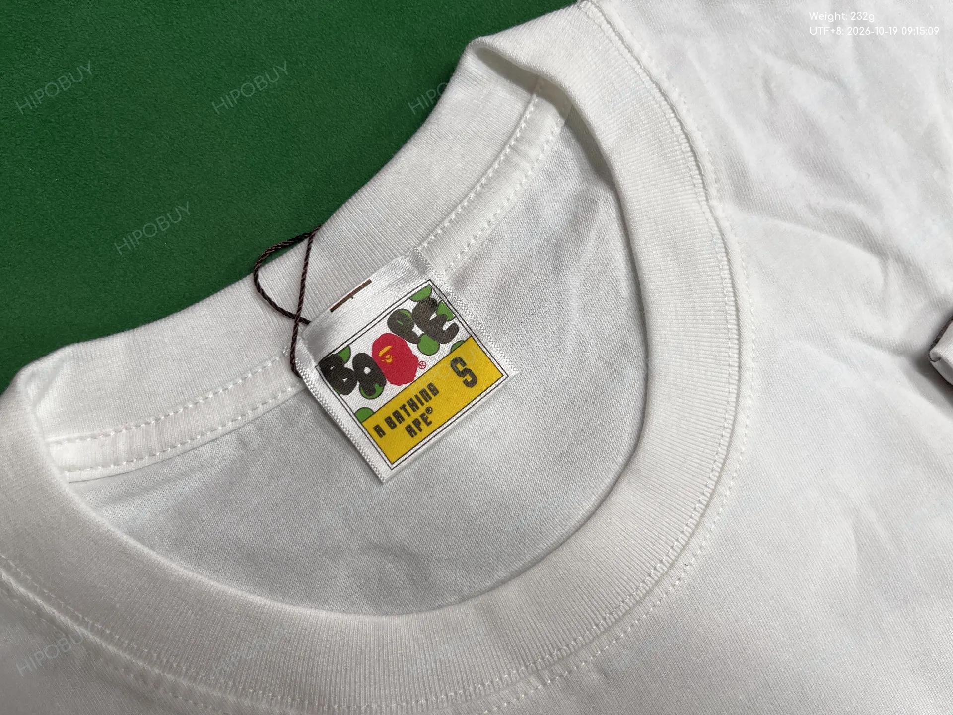 Foto QC 8 de BAPE Space Earth Ape Head T-shirt White