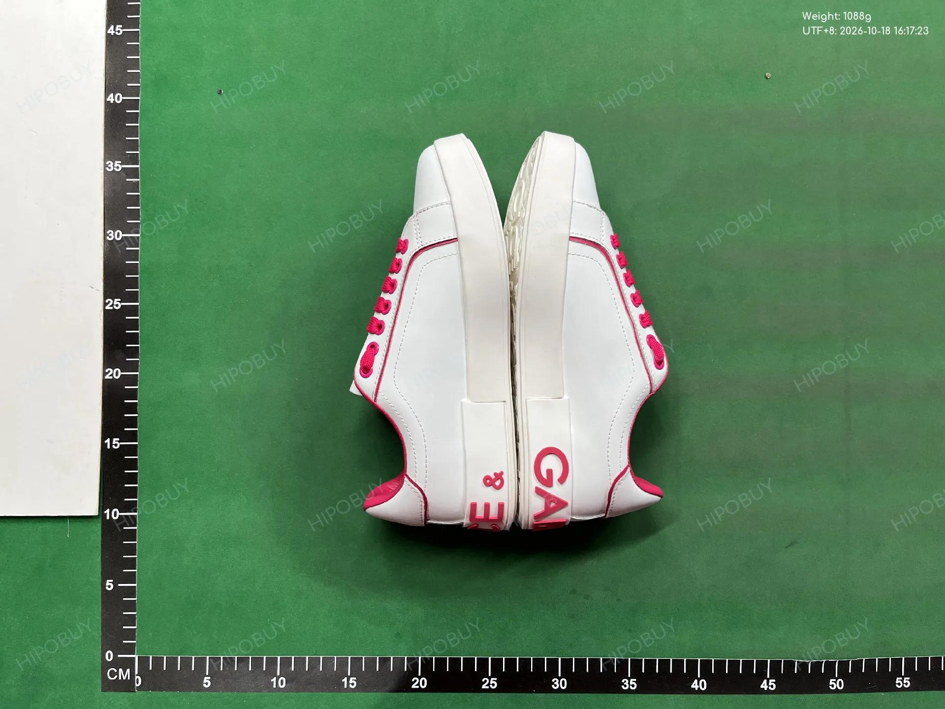 Foto QC 4 de Dolce & Gabbana Portofino Leather Sneakers Logo Detail White