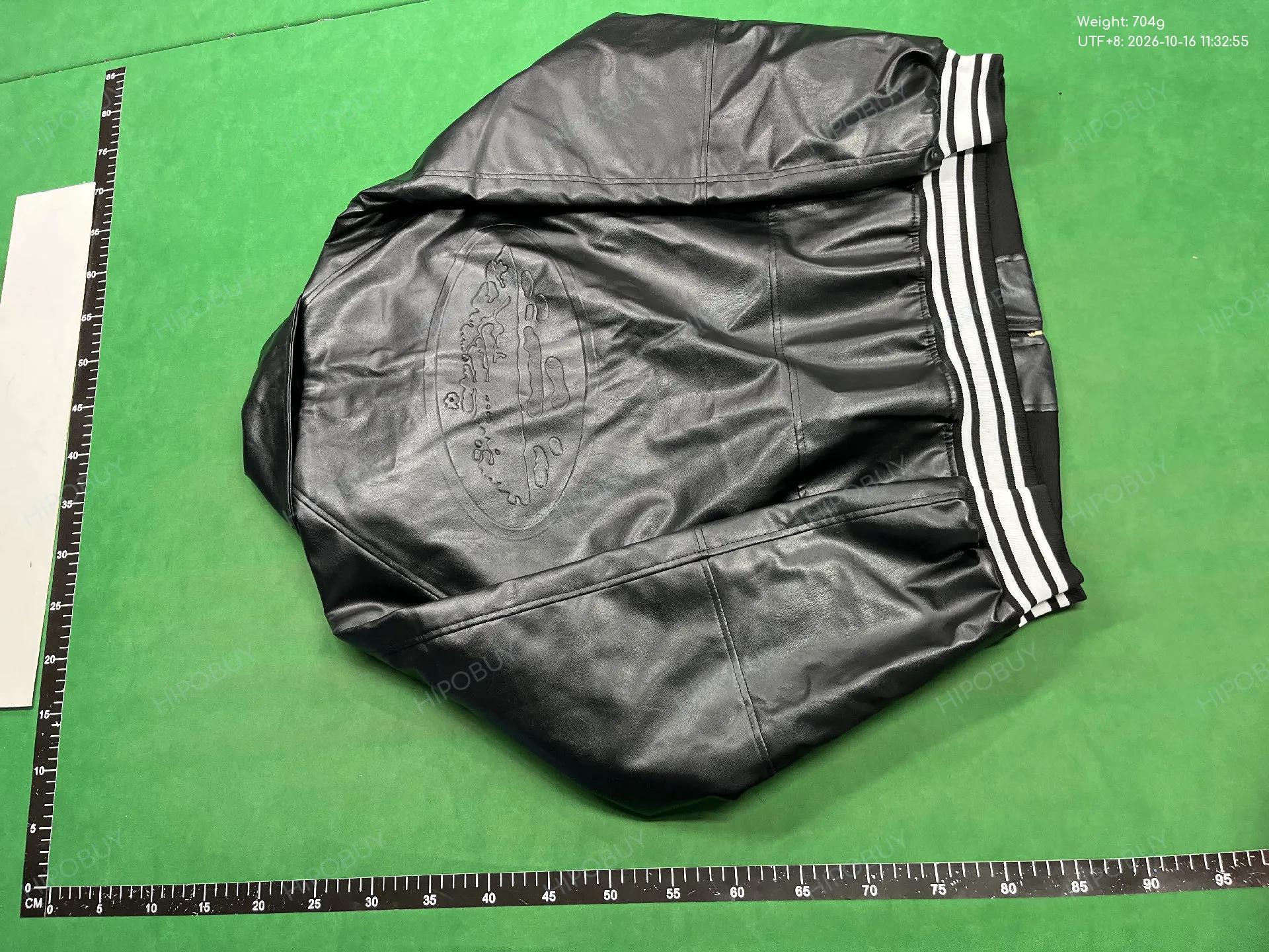 Foto QC 7 de Unbranded 24SS American Style Bomber Jacket Retro PU Leather Black