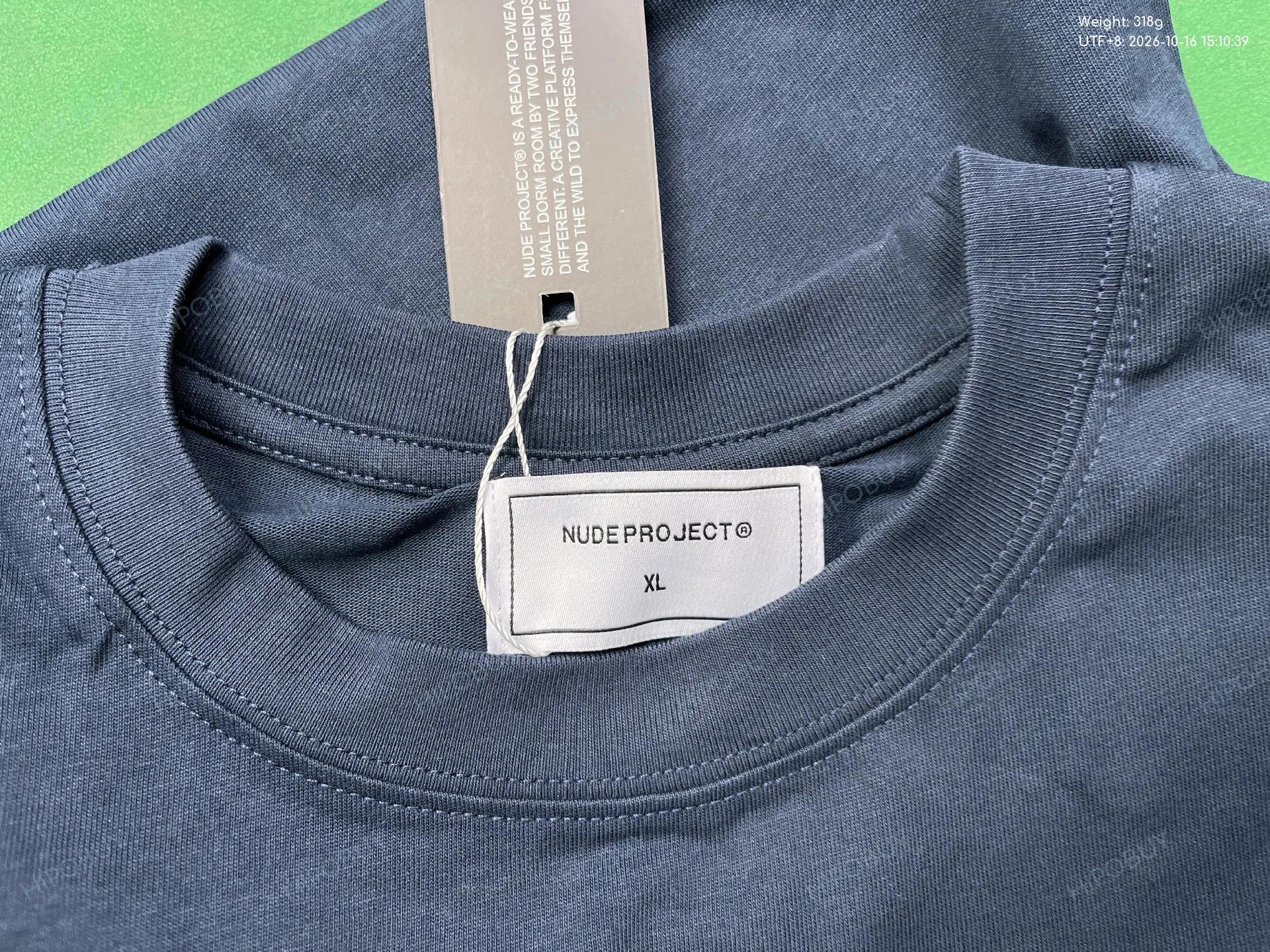 Foto QC 1 de Nude Project T-shirt Respected Locally Known Globally Heather Grey