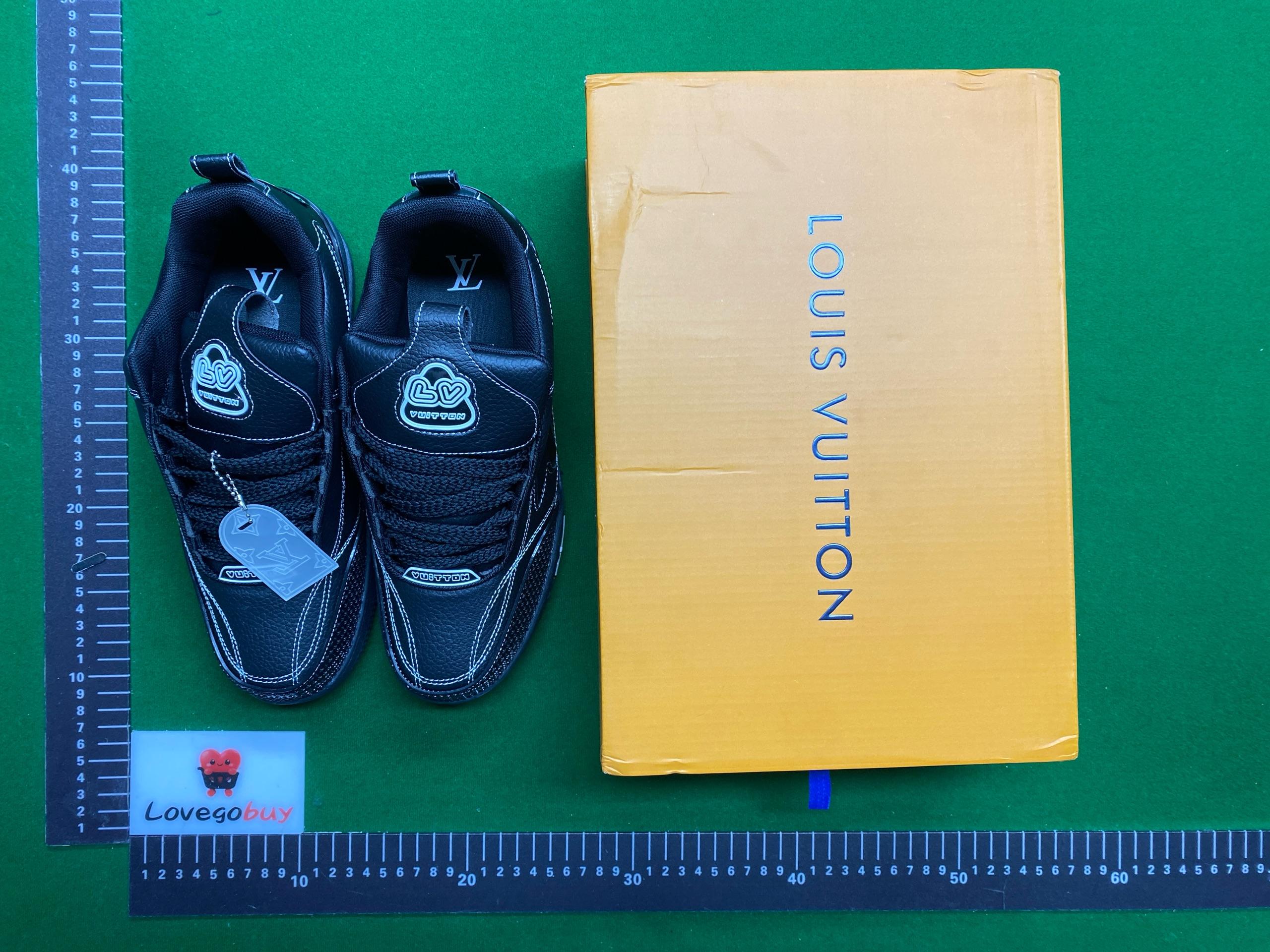 Foto QC 5 de Louis Vuitton LV Skate Sneaker Mesh Leather Green Light Green