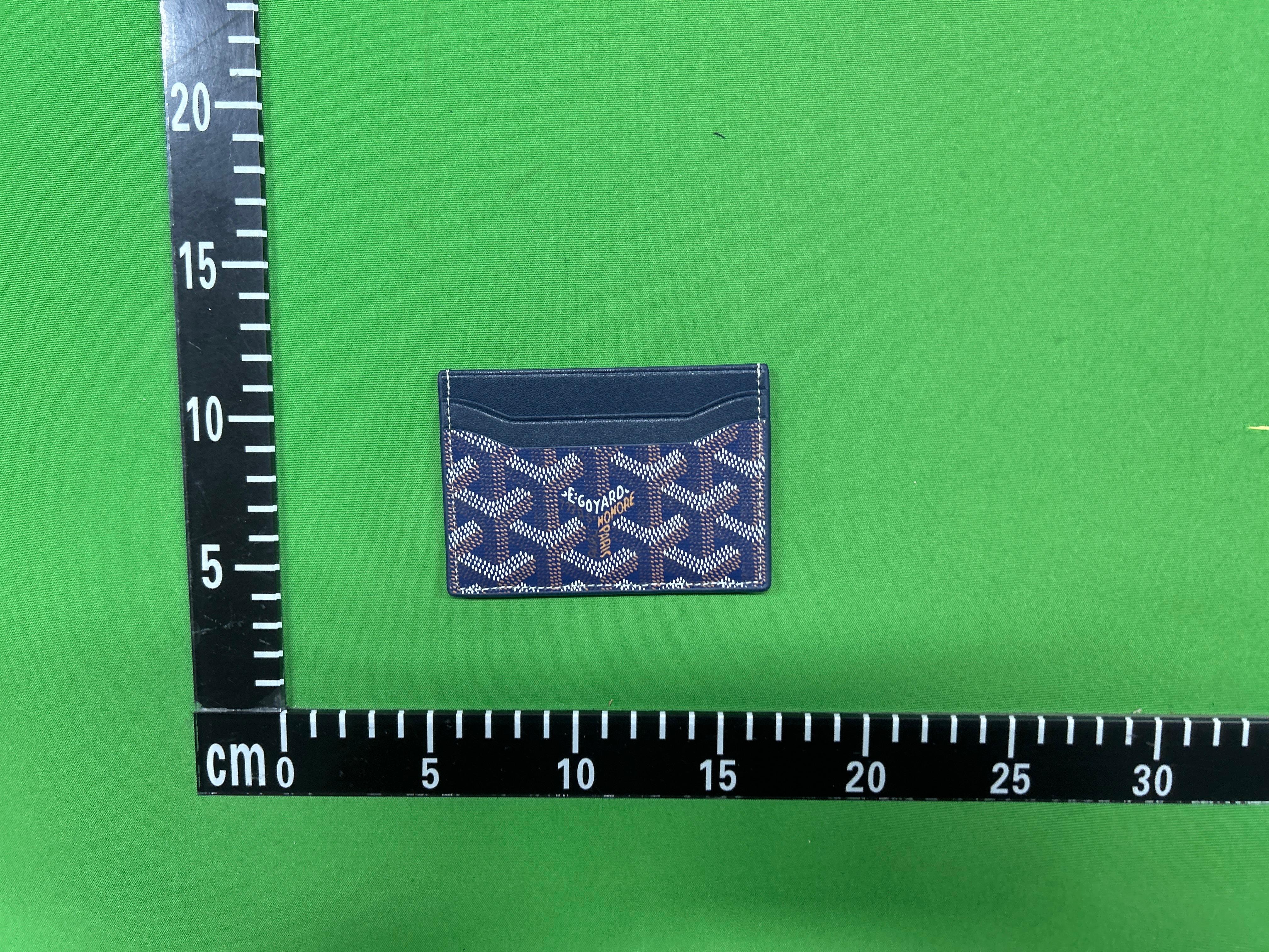 Foto QC 5 de Goyard Bifold Wallet Goyardine Canvas Green