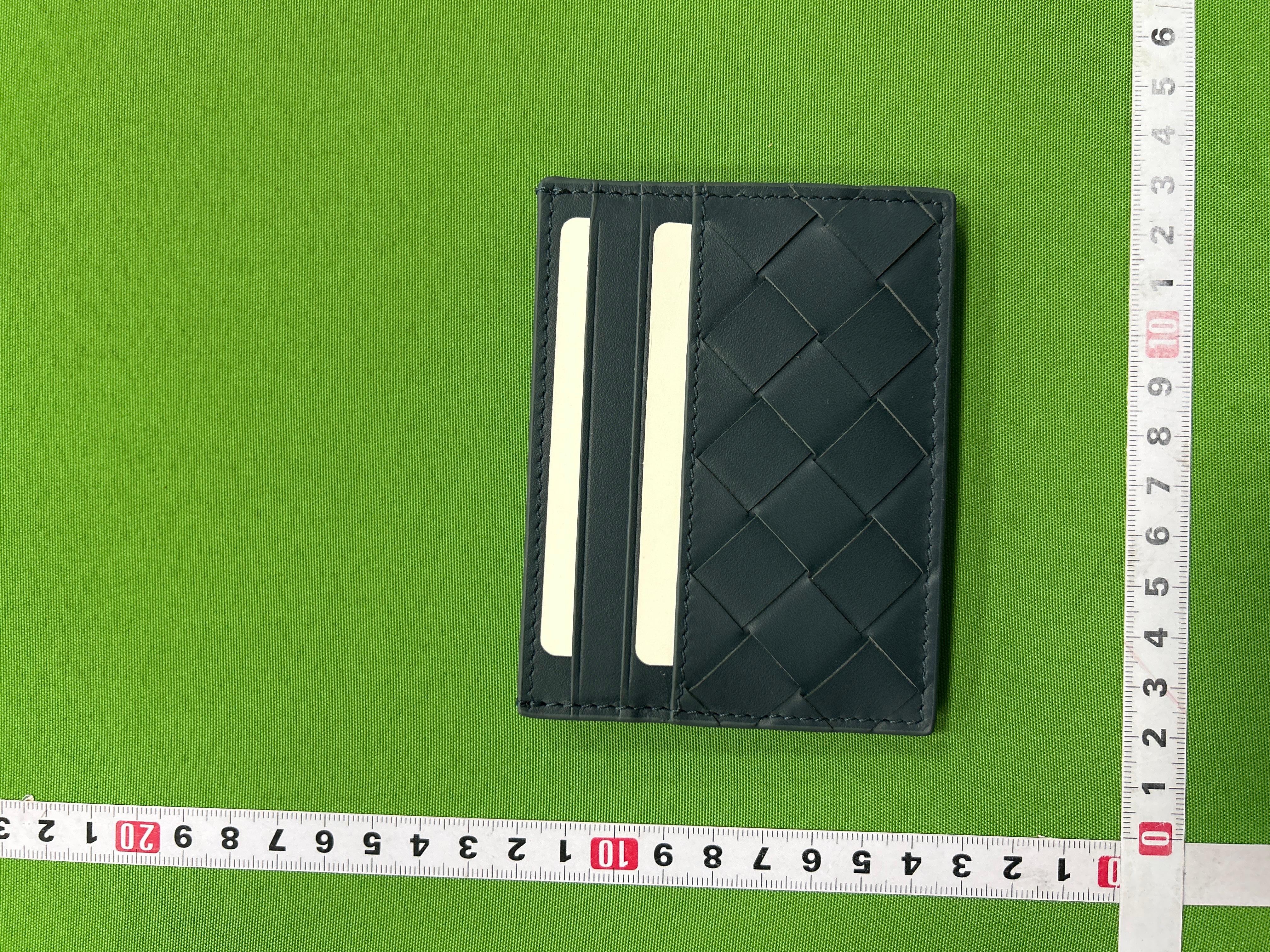 Foto QC 2 de Bottega Veneta Intrecciato Card Case Leather Blue
