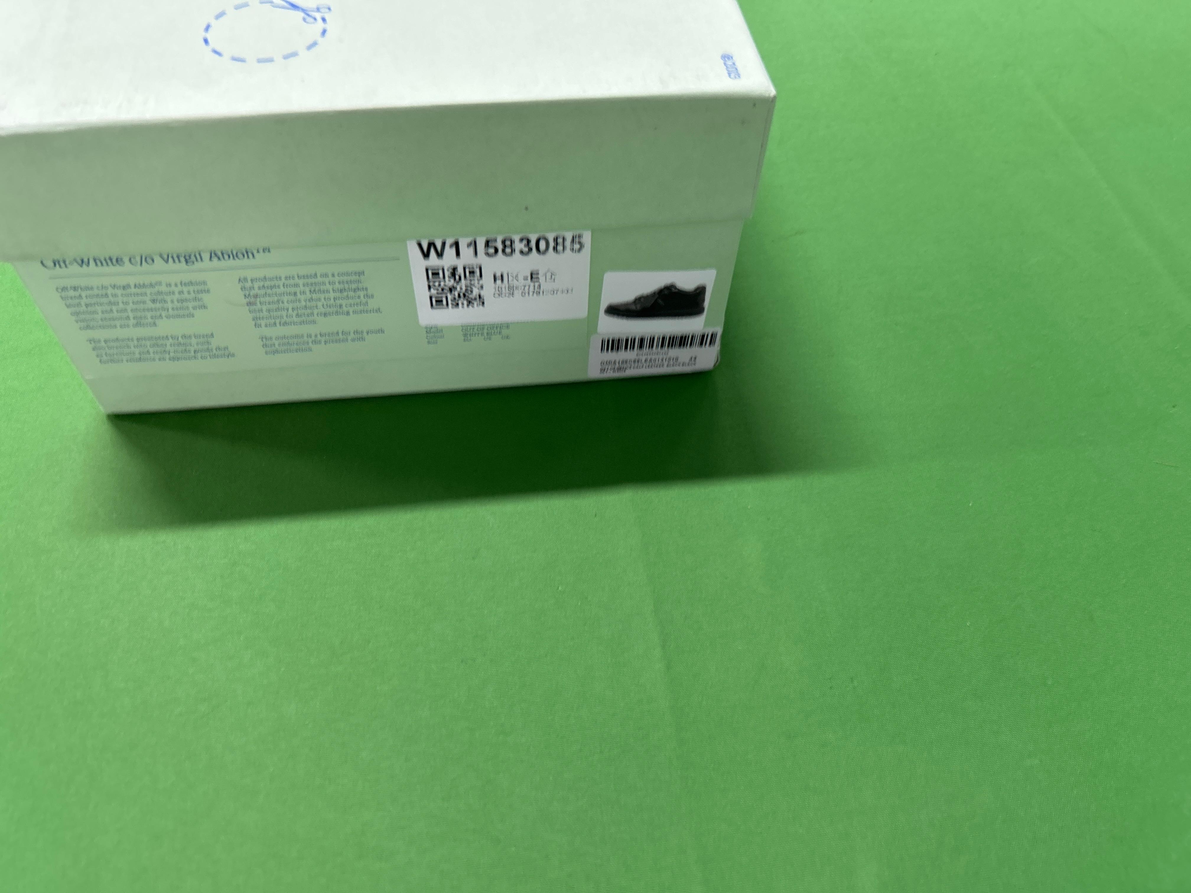 Foto QC 1 de Off-White Out Of Office Low For Walking Black OMIA189S21LEA0041001