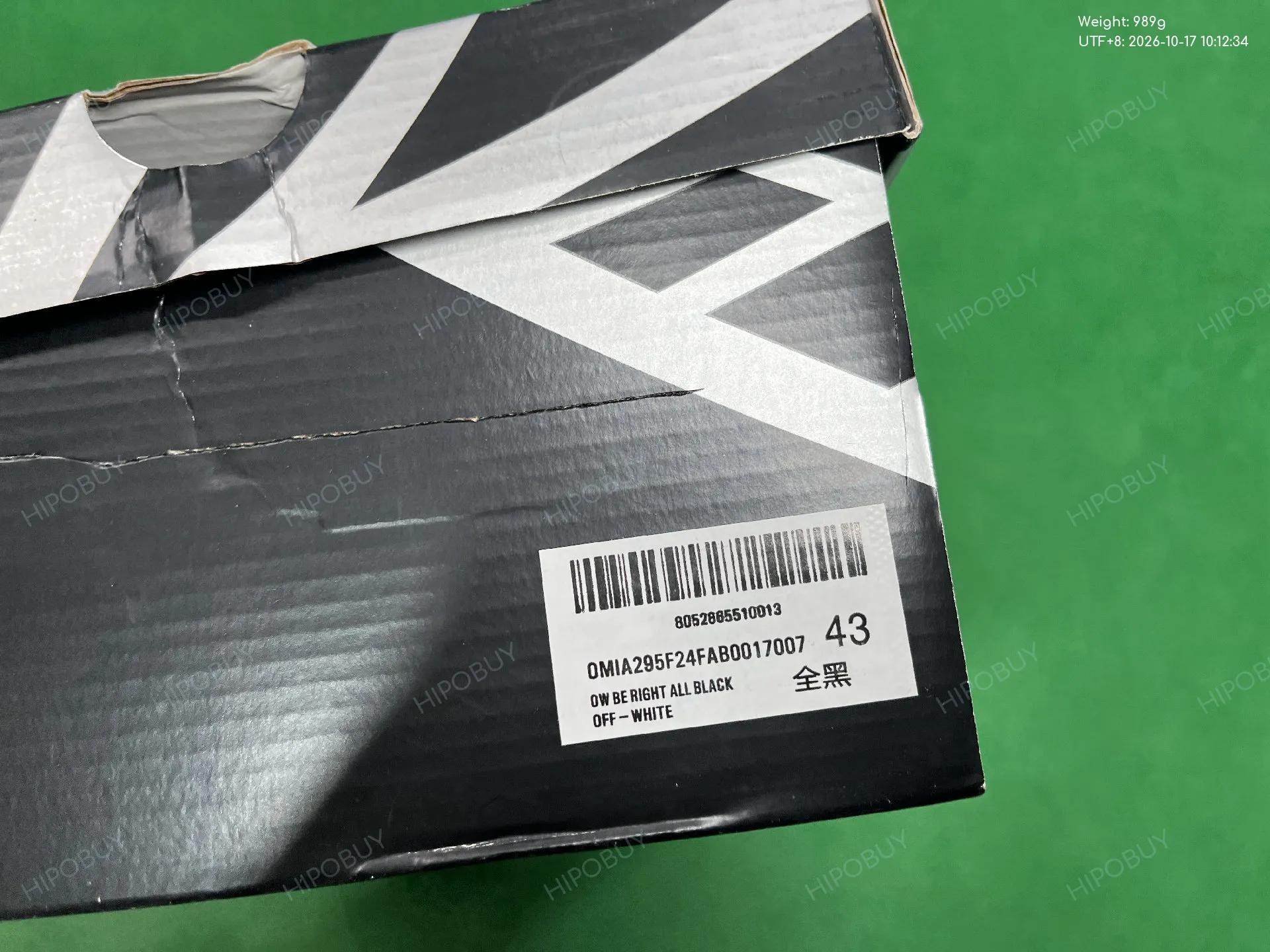 Foto QC 7 de Off-White Be Right Back Low Black OMIA295F24FAB0017007